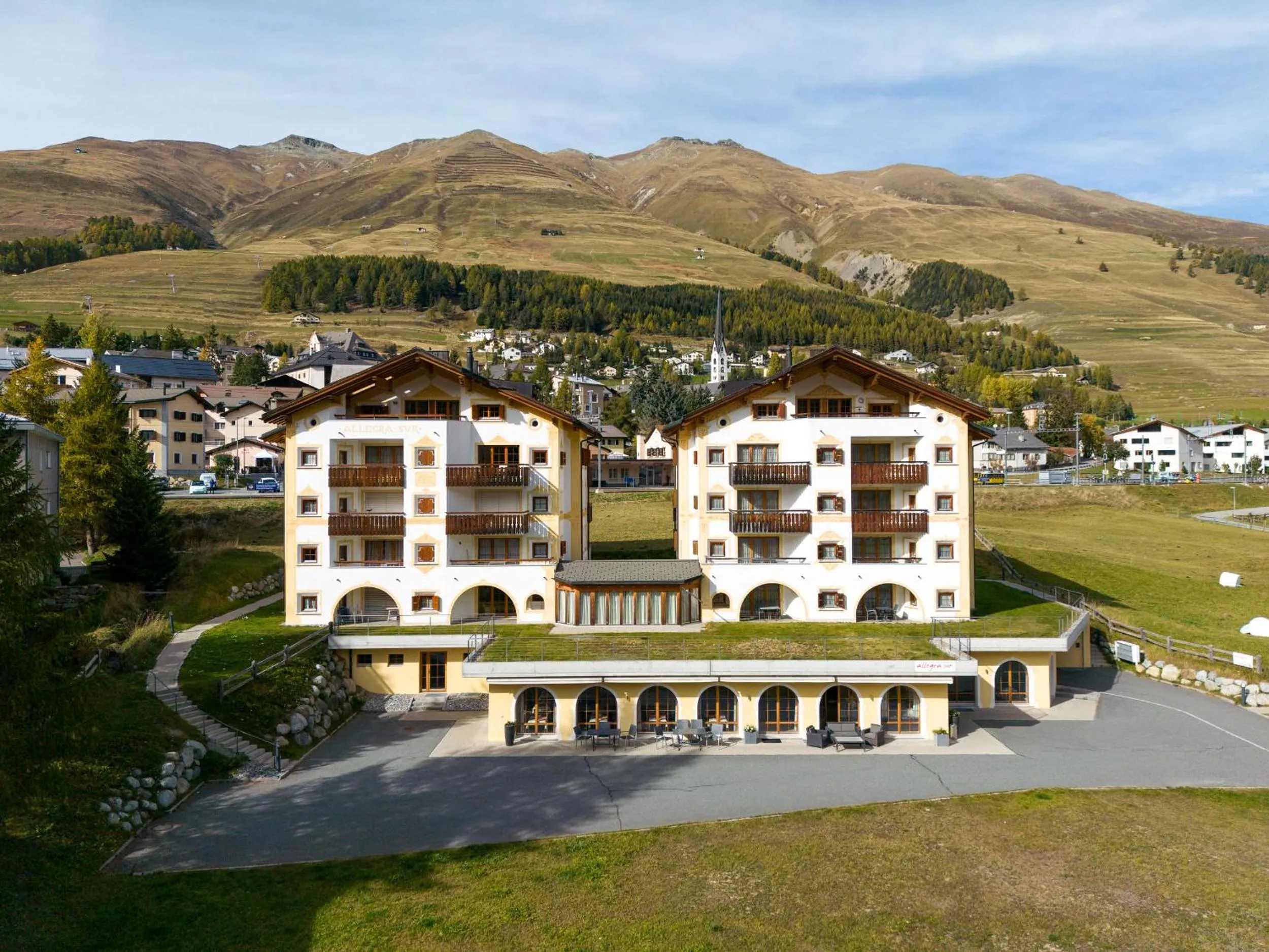 Property building in Hotel Allegra