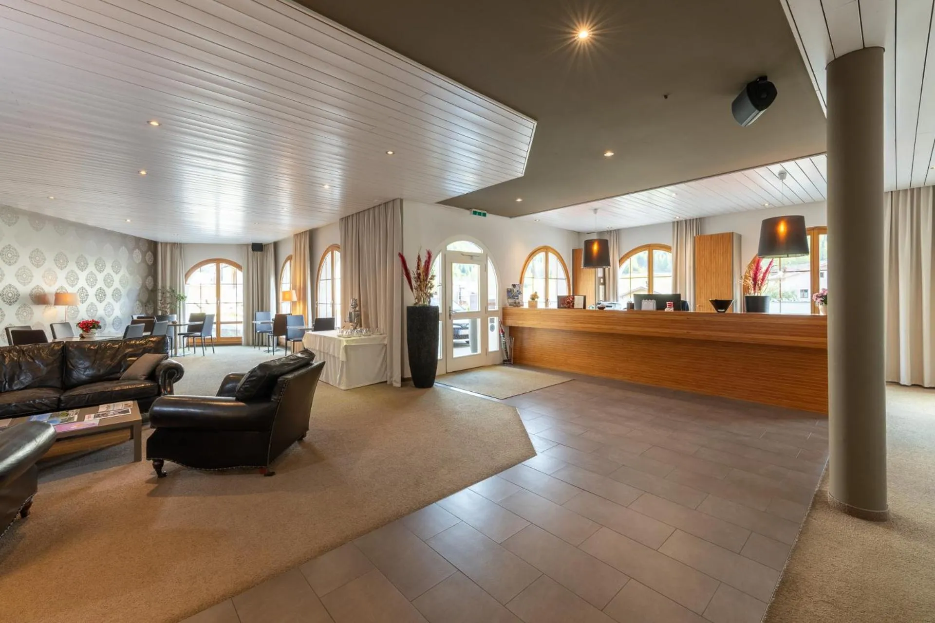 Lobby or reception in Hotel Allegra