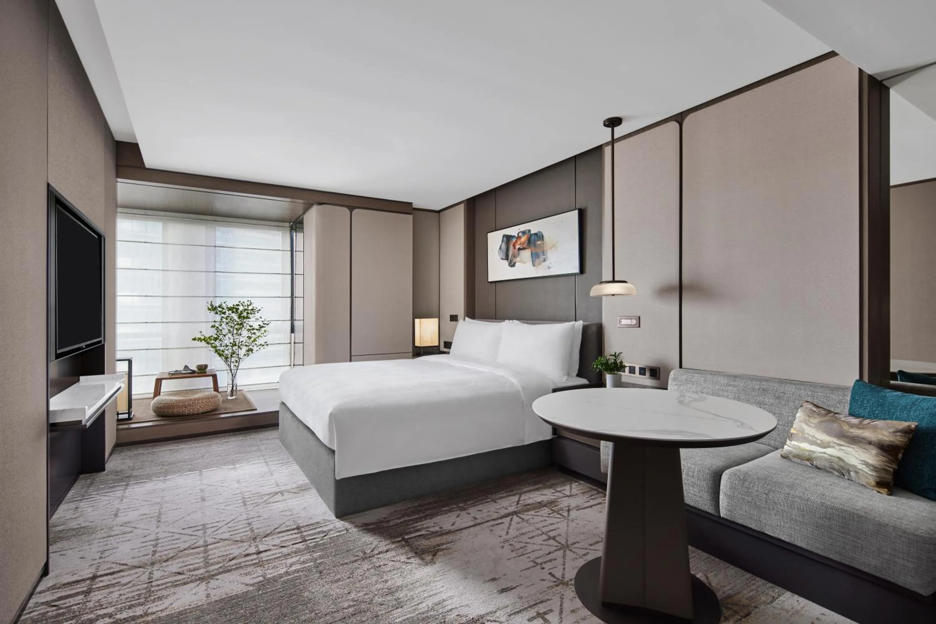 Bedroom, Bed in JW Marriott Hotel Shenzhen