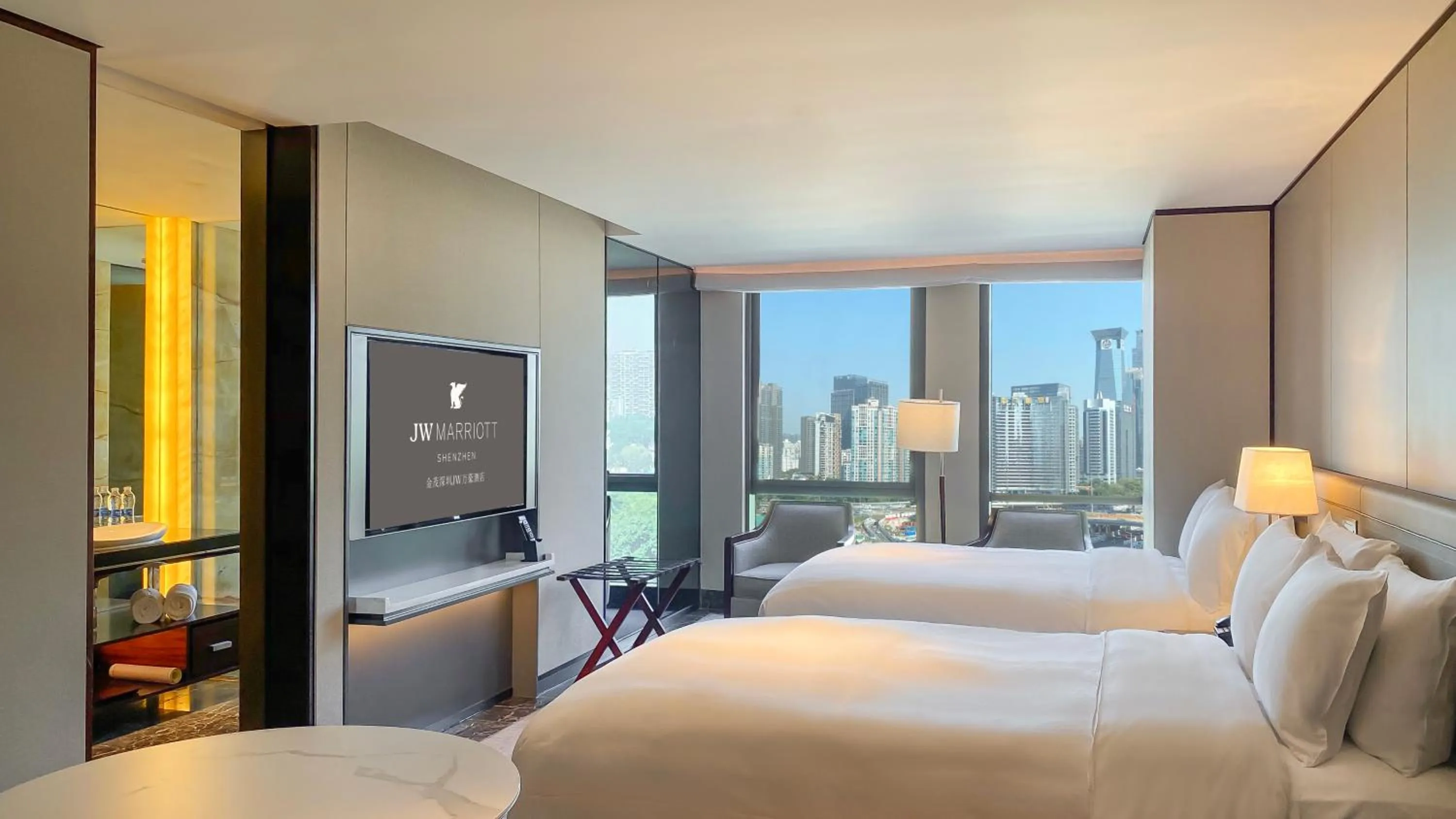 Bed in JW Marriott Hotel Shenzhen