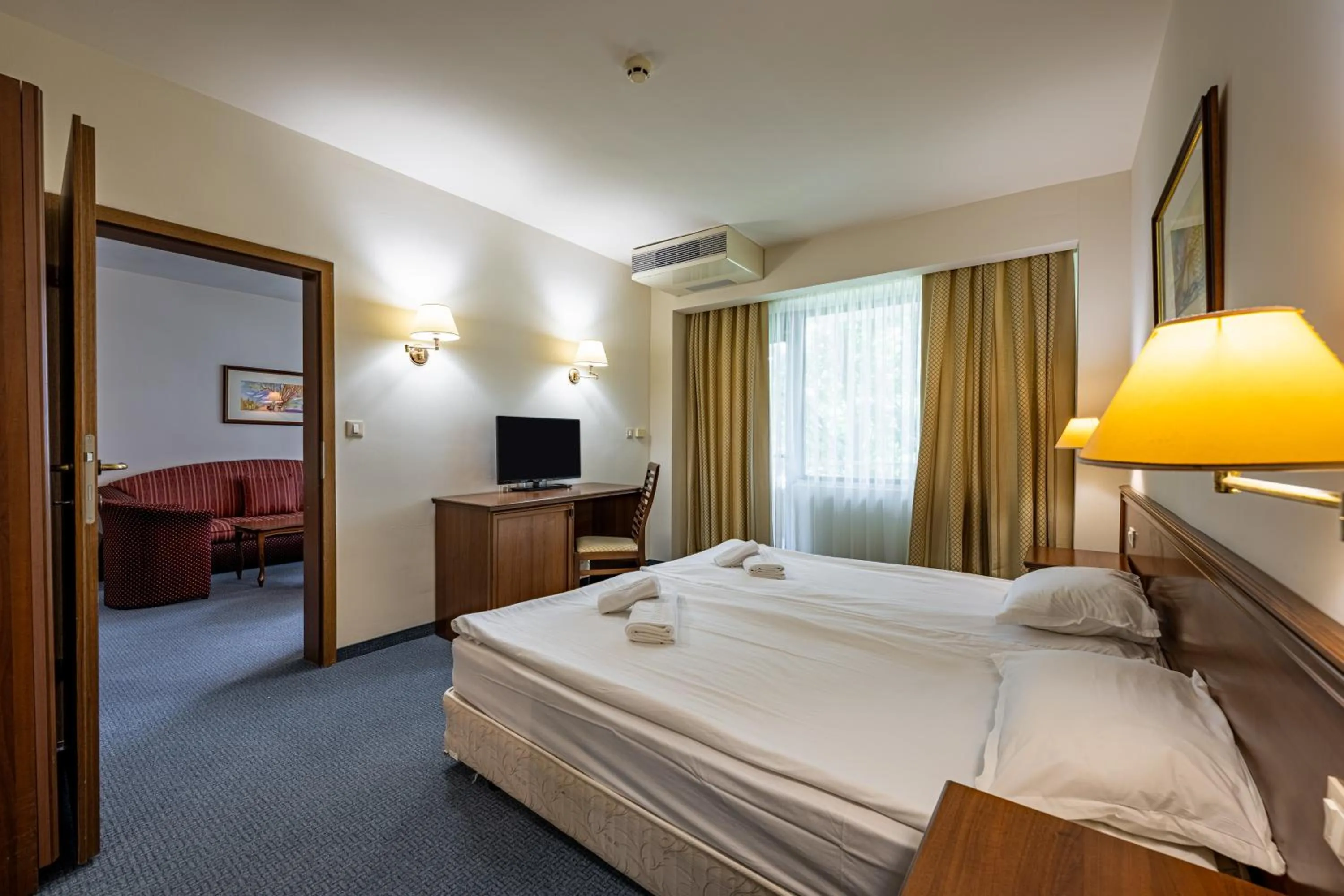 Bedroom, Bed in HVD Lotos Hotel - All Inclusive à-la-carte, Private Beach & Free Parking