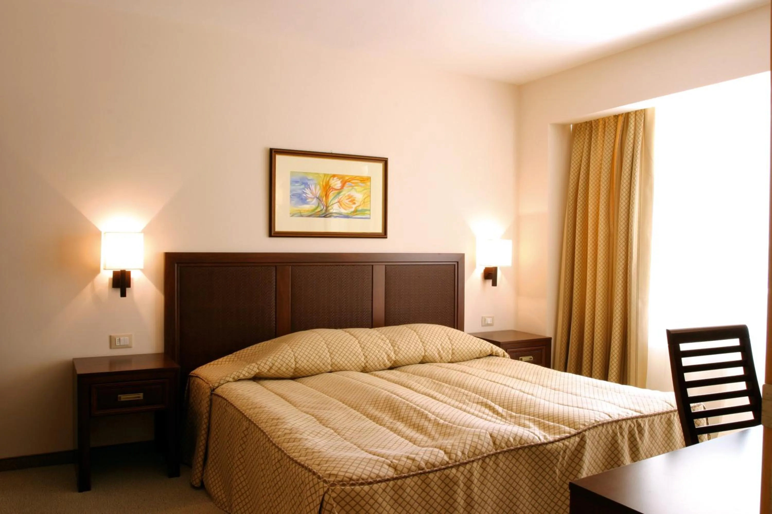 Bedroom, Bed in HVD Lotos Hotel