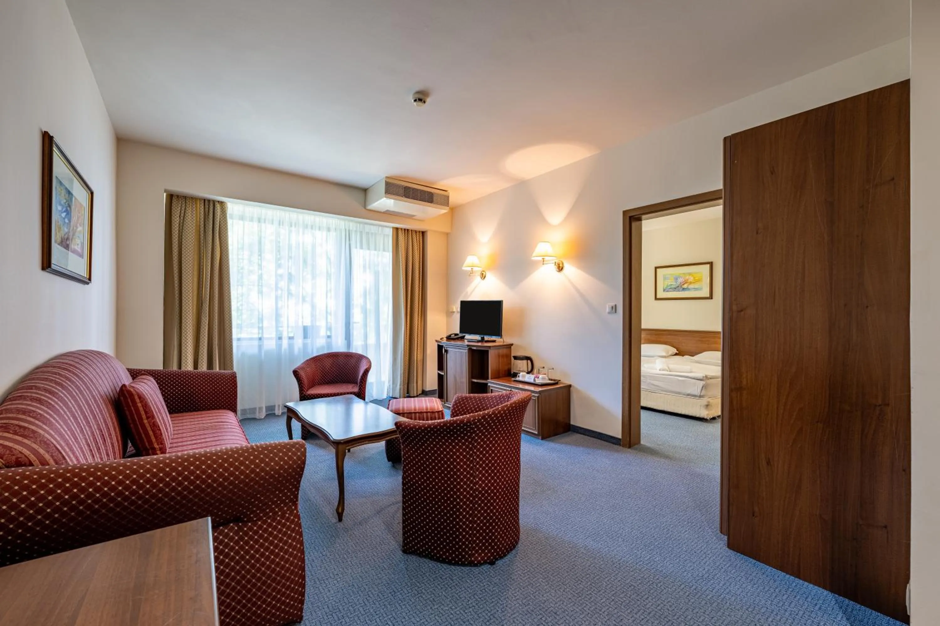 Living room in HVD Lotos Hotel - All Inclusive à-la-carte, Private Beach & Free Parking