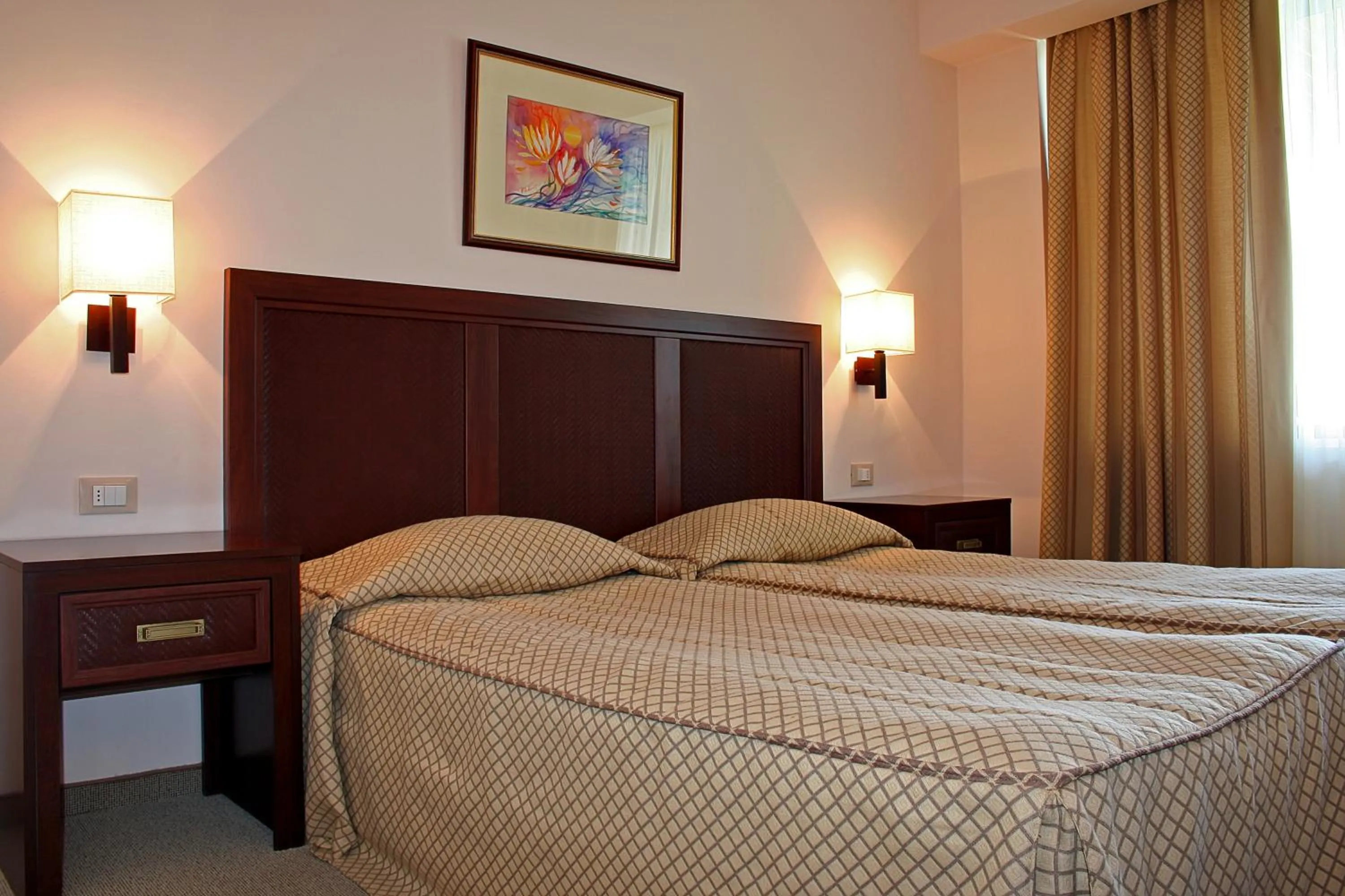 Bedroom, Bed in HVD Lotos Hotel