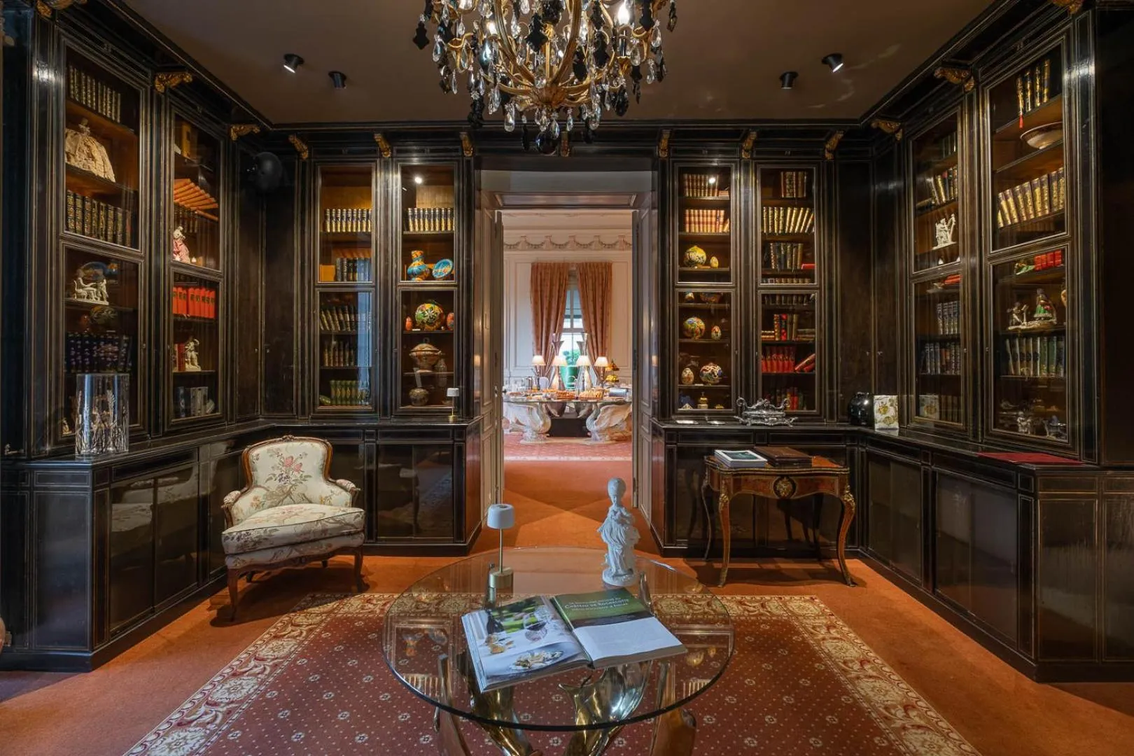 Seating area in Chateau De Rochecotte