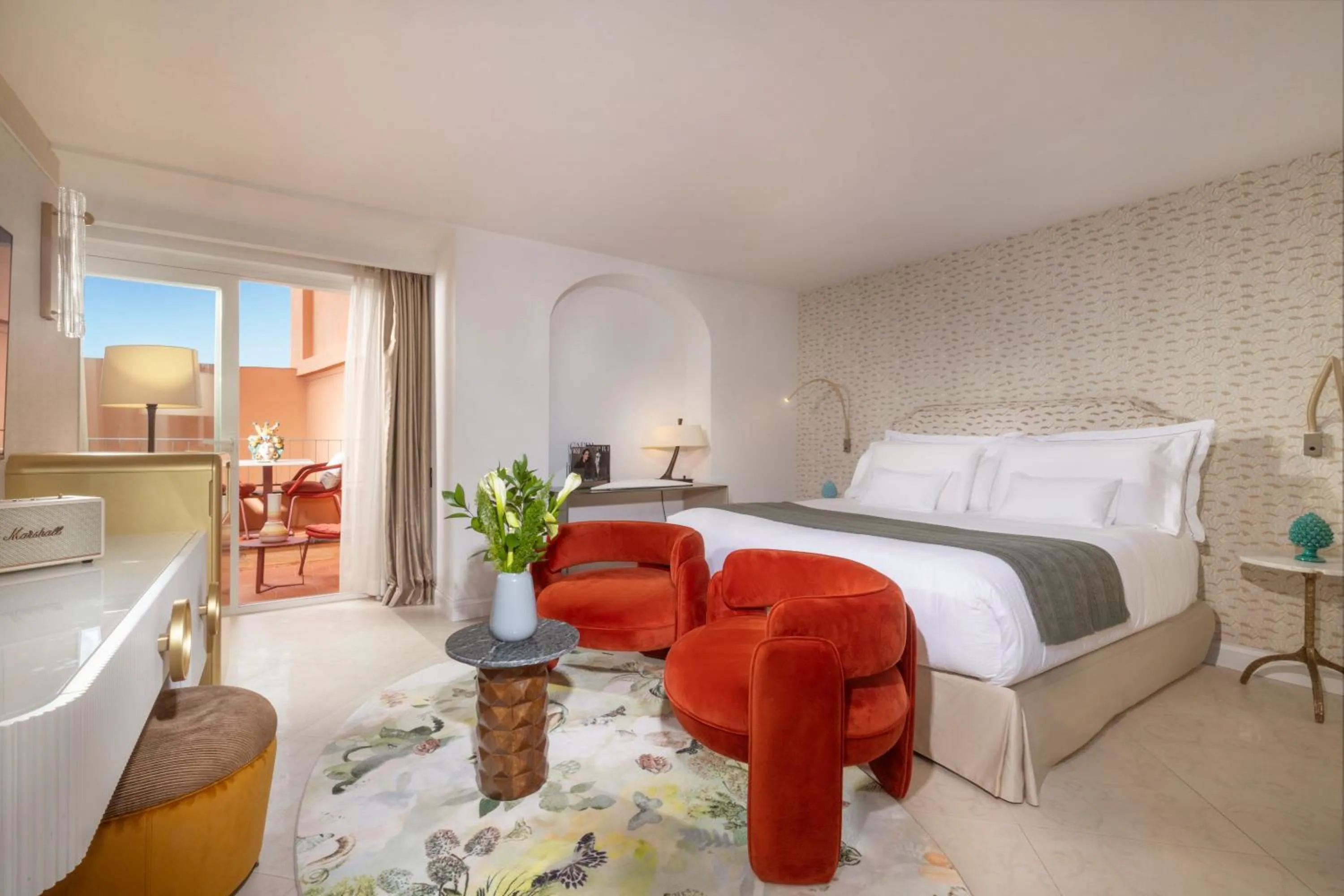 Bed in Hotel Punta Tragara