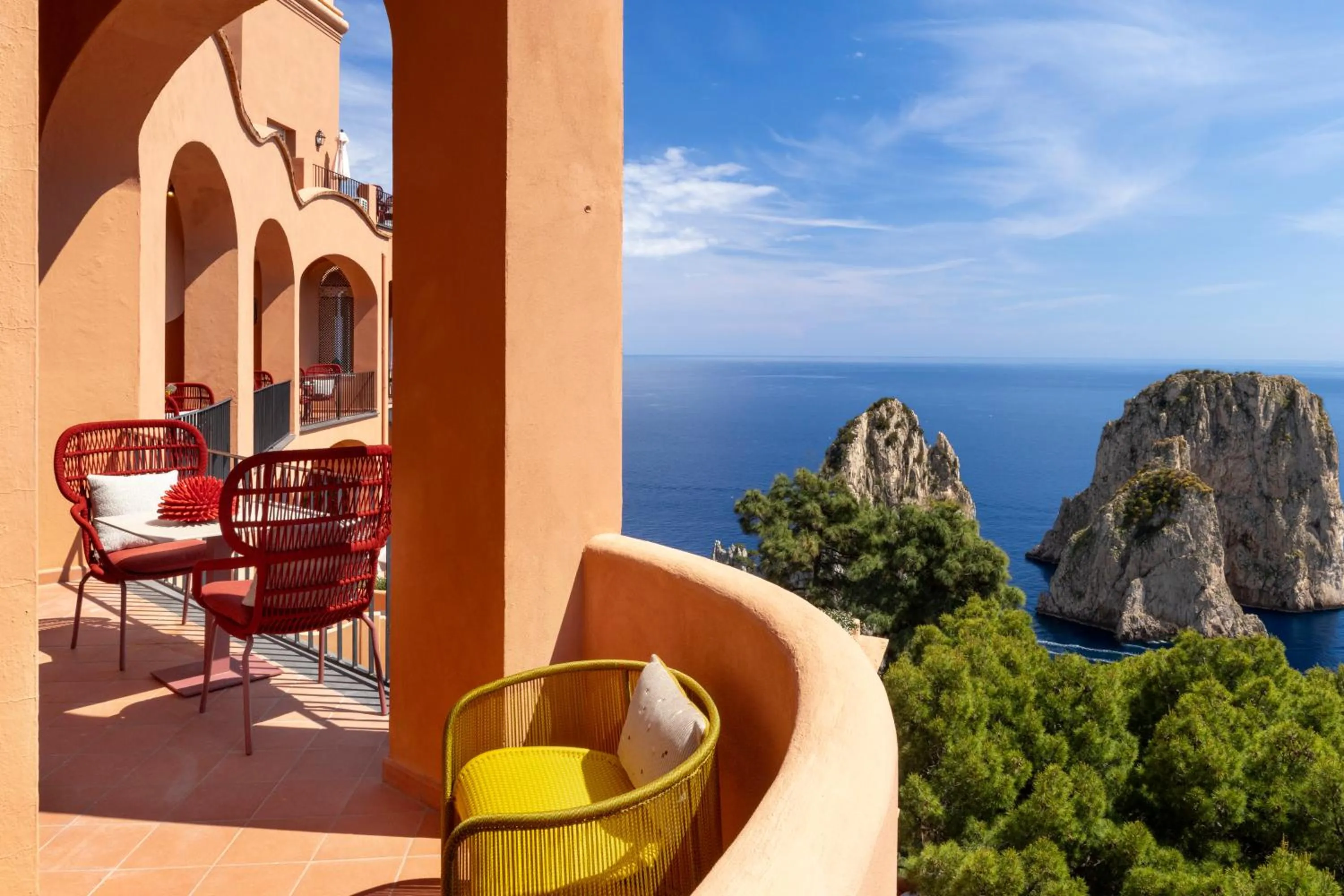 Balcony/Terrace in Hotel Punta Tragara