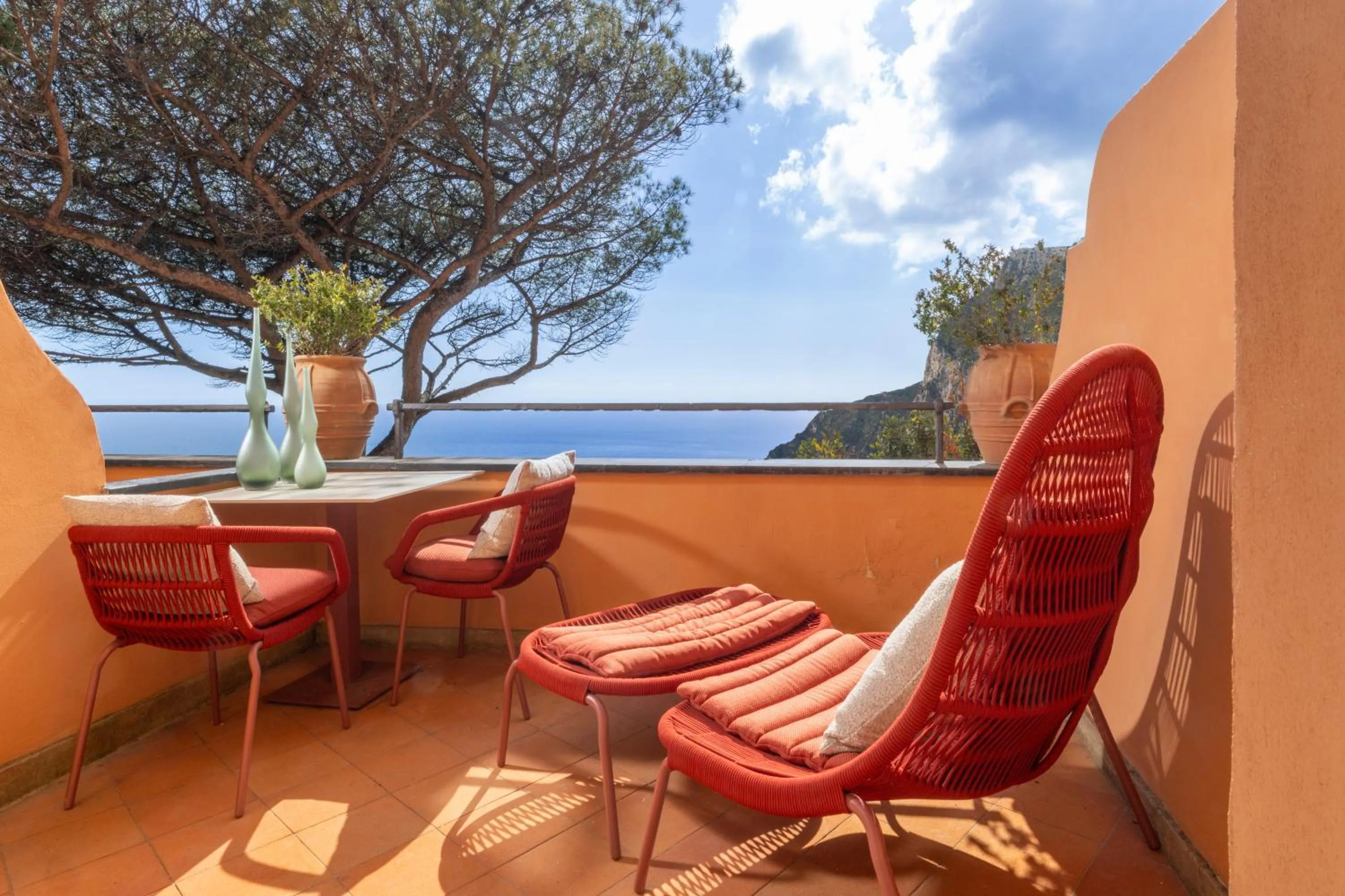 Balcony/Terrace in Hotel Punta Tragara