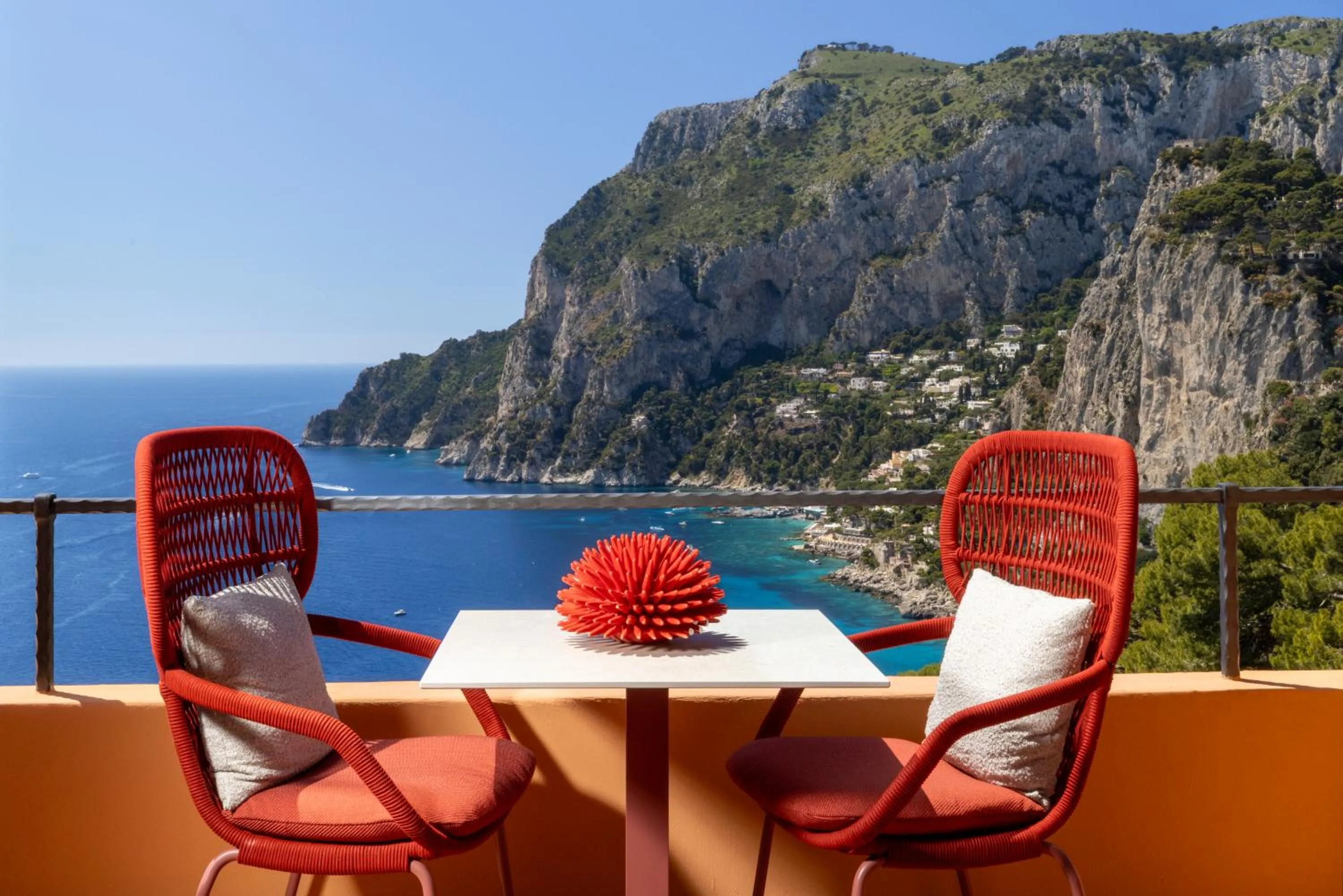 Balcony/Terrace in Hotel Punta Tragara