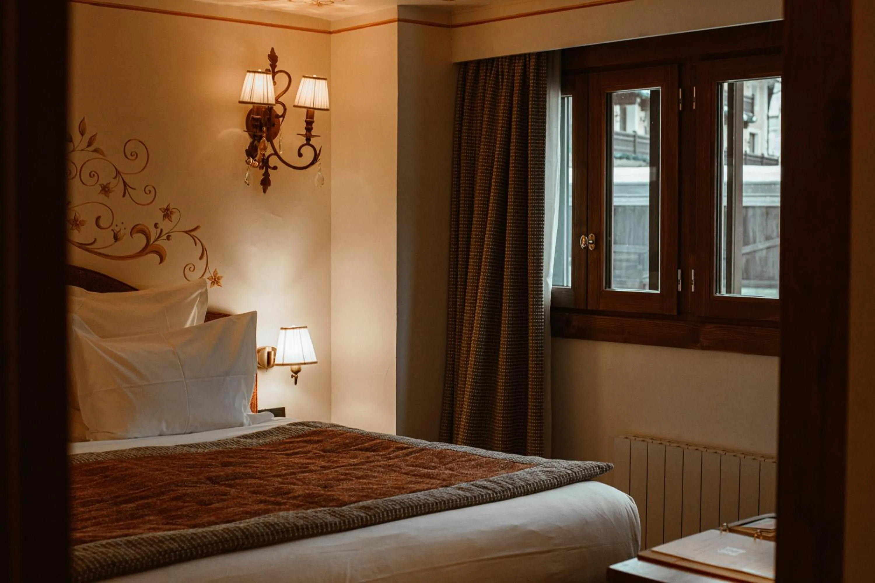 Bed in Hôtel de la Loze