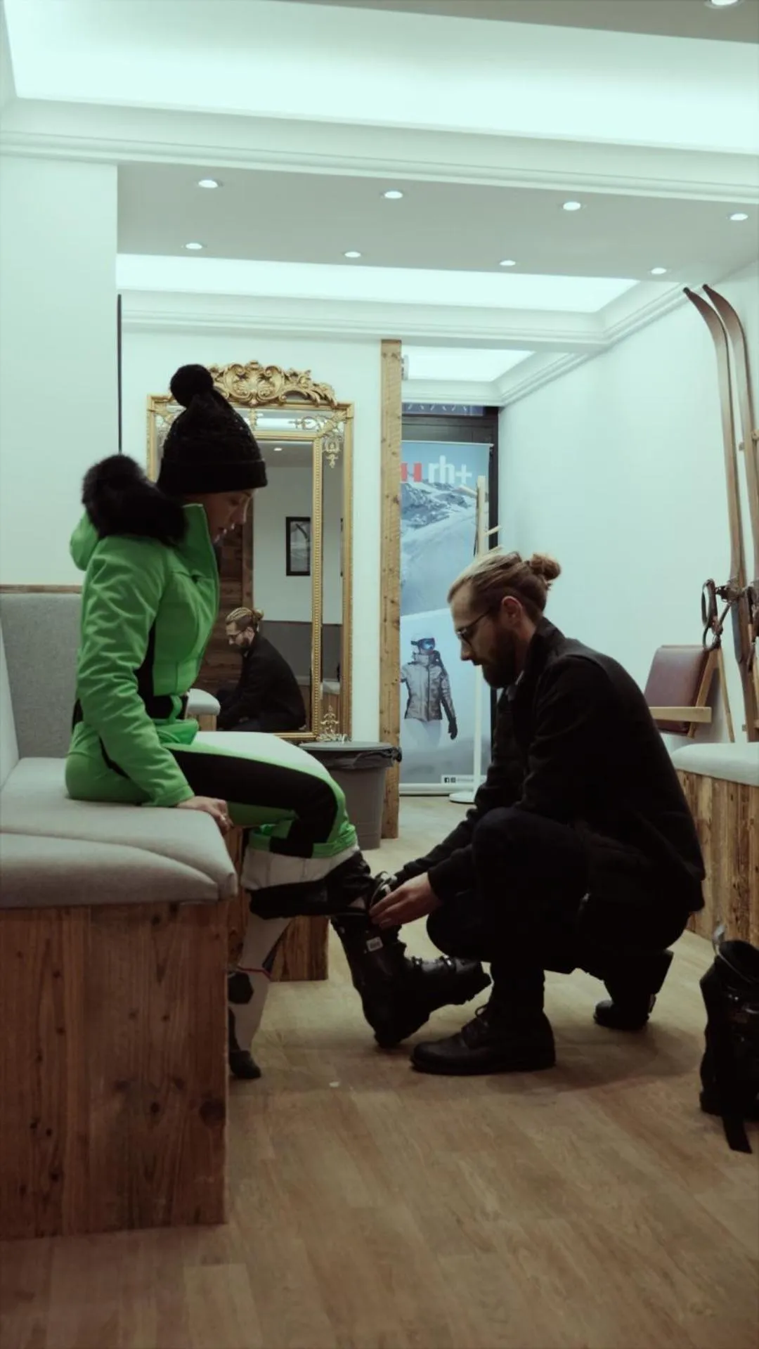 Skiing in Hôtel de la Loze