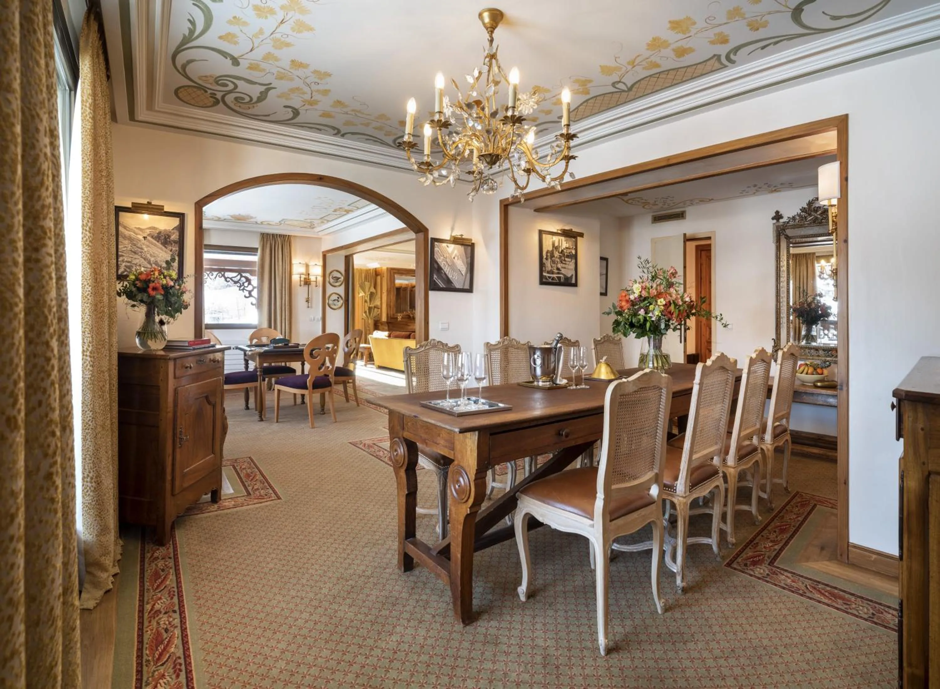 Living room in Hôtel de la Loze