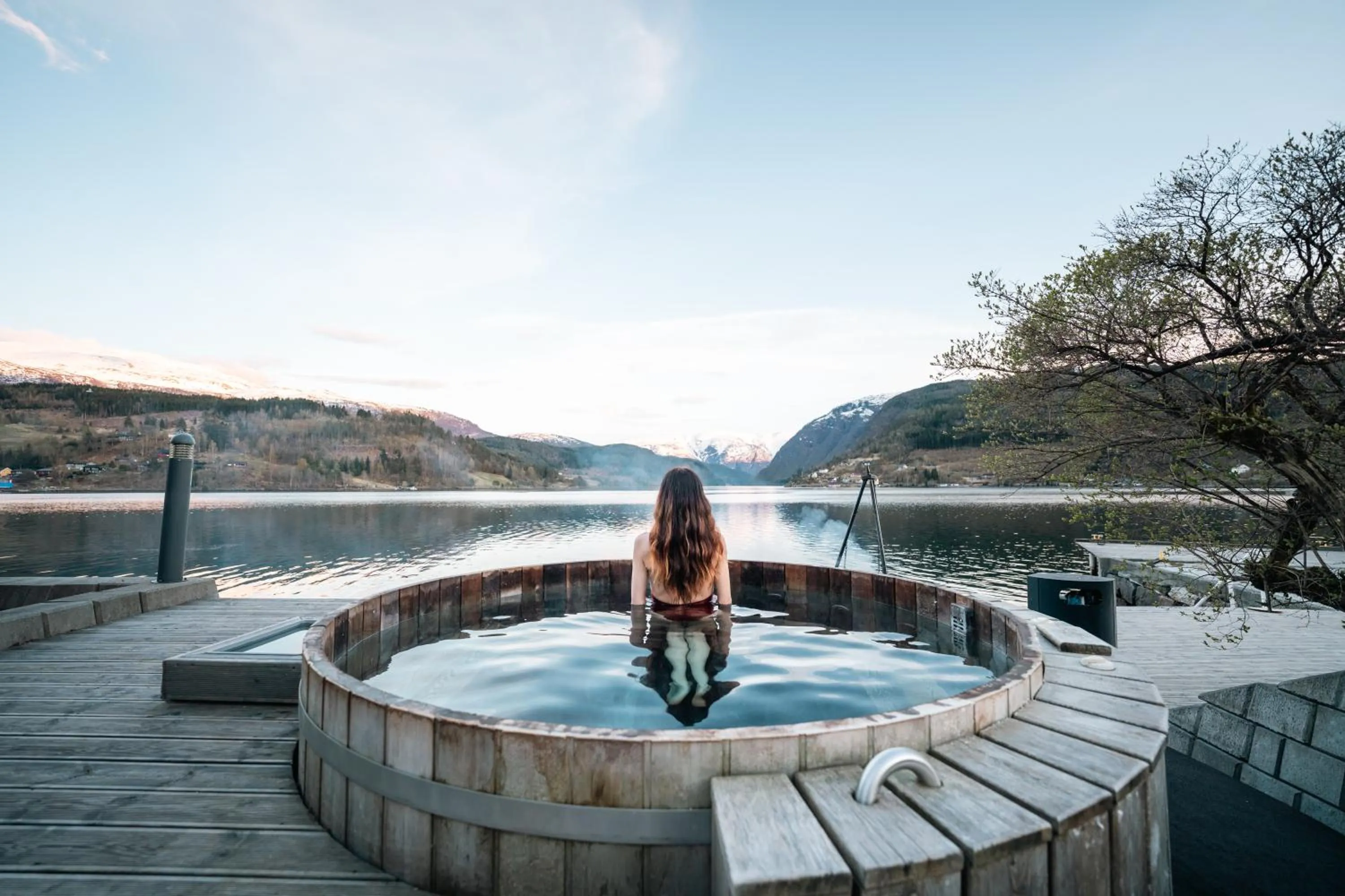 Hot Tub in Brakanes Hotel