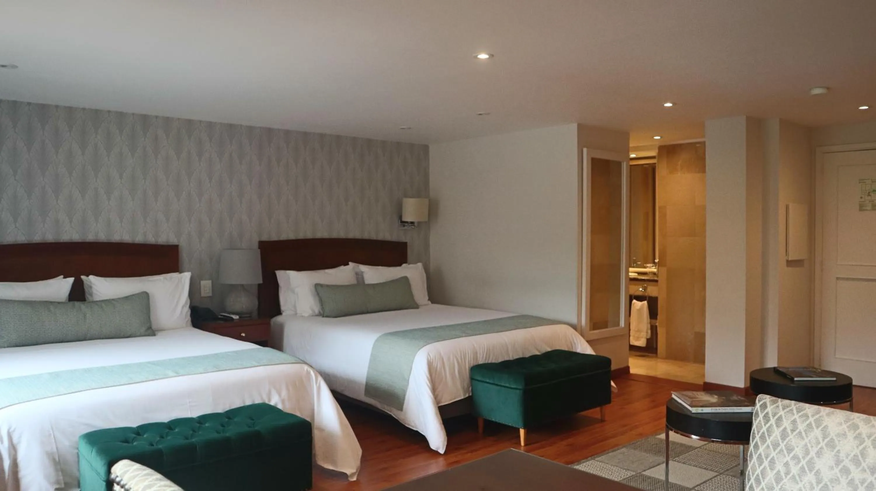 Bed in Hotel Portón de la Cabrera