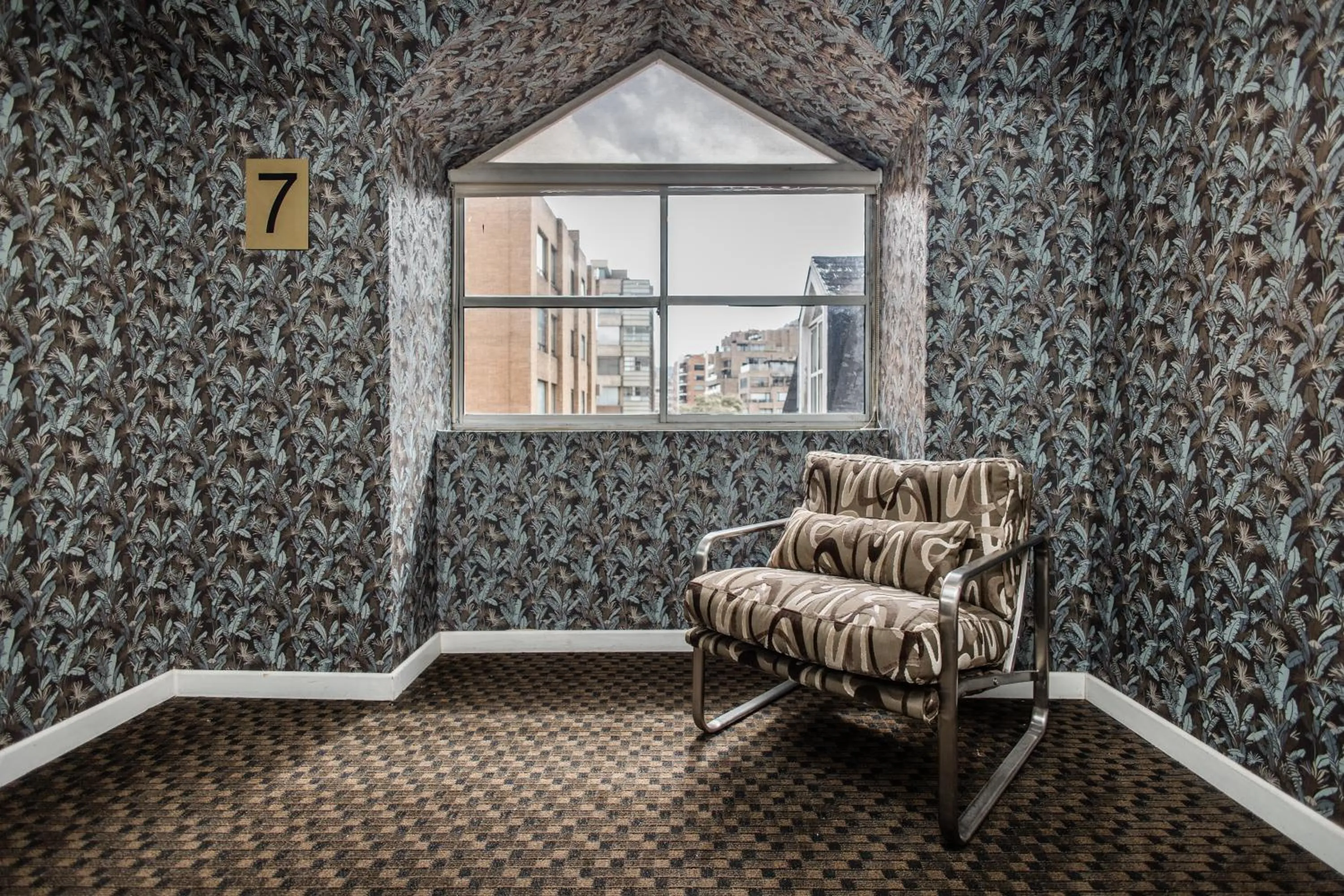 Seating area in Hotel Portón de la Cabrera