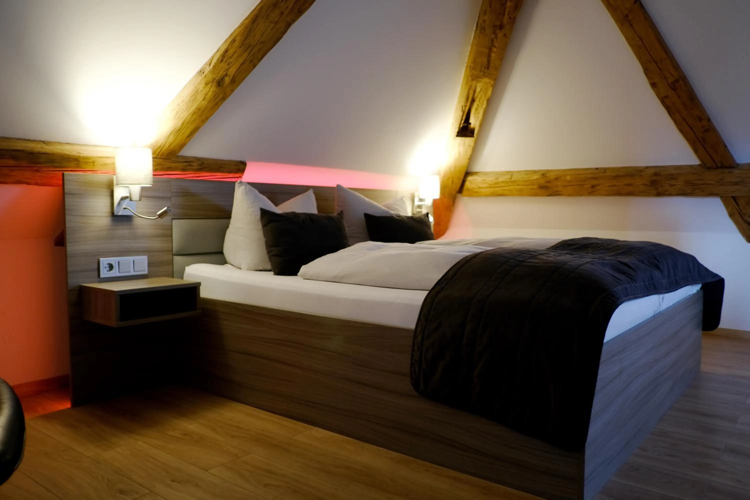Photo of the whole room, Bed in Hotel & Restaurant Adler Ittendorf - 24h Self-CheckIn