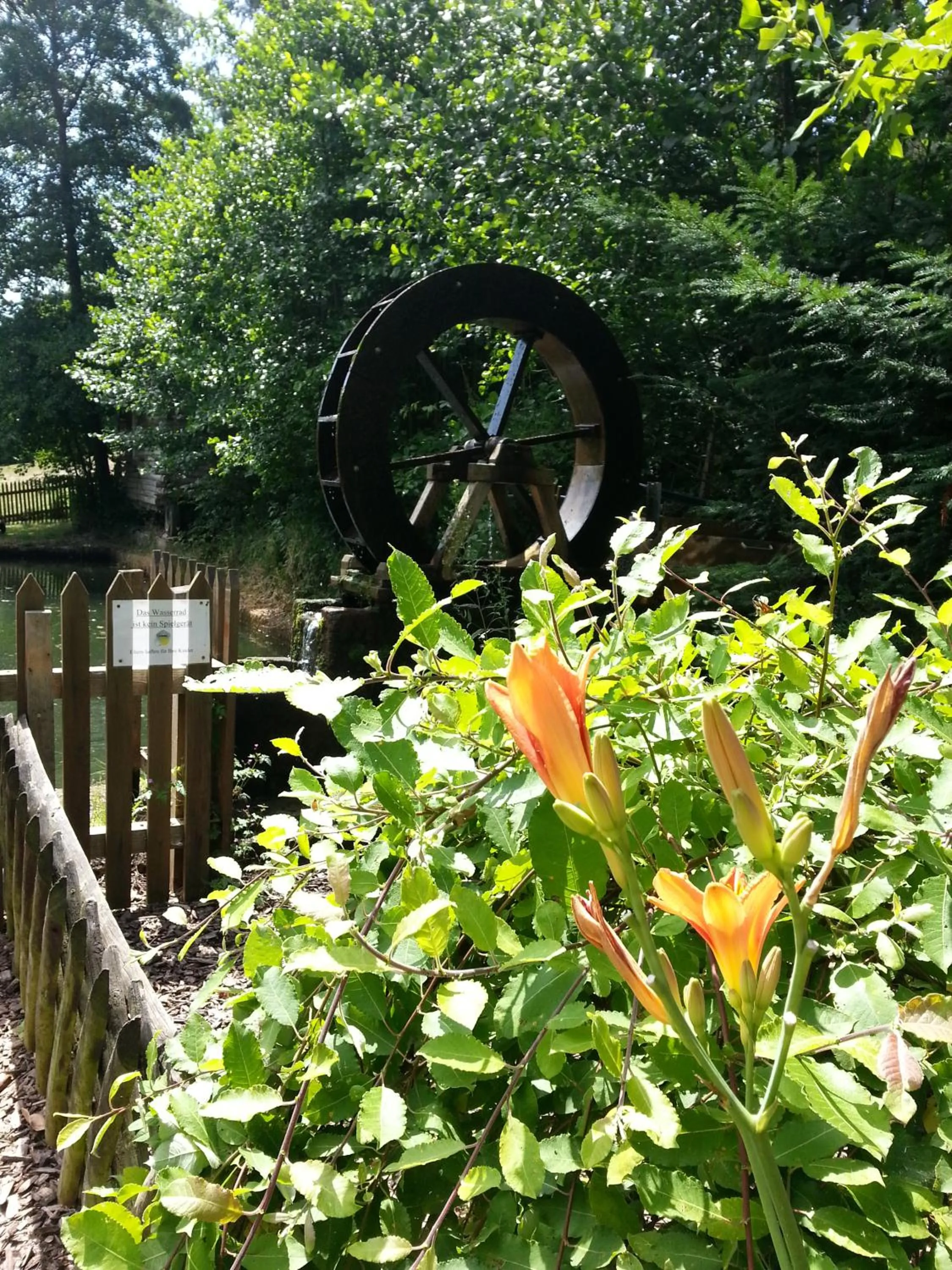 Garden in Landgasthof Linkenmühle