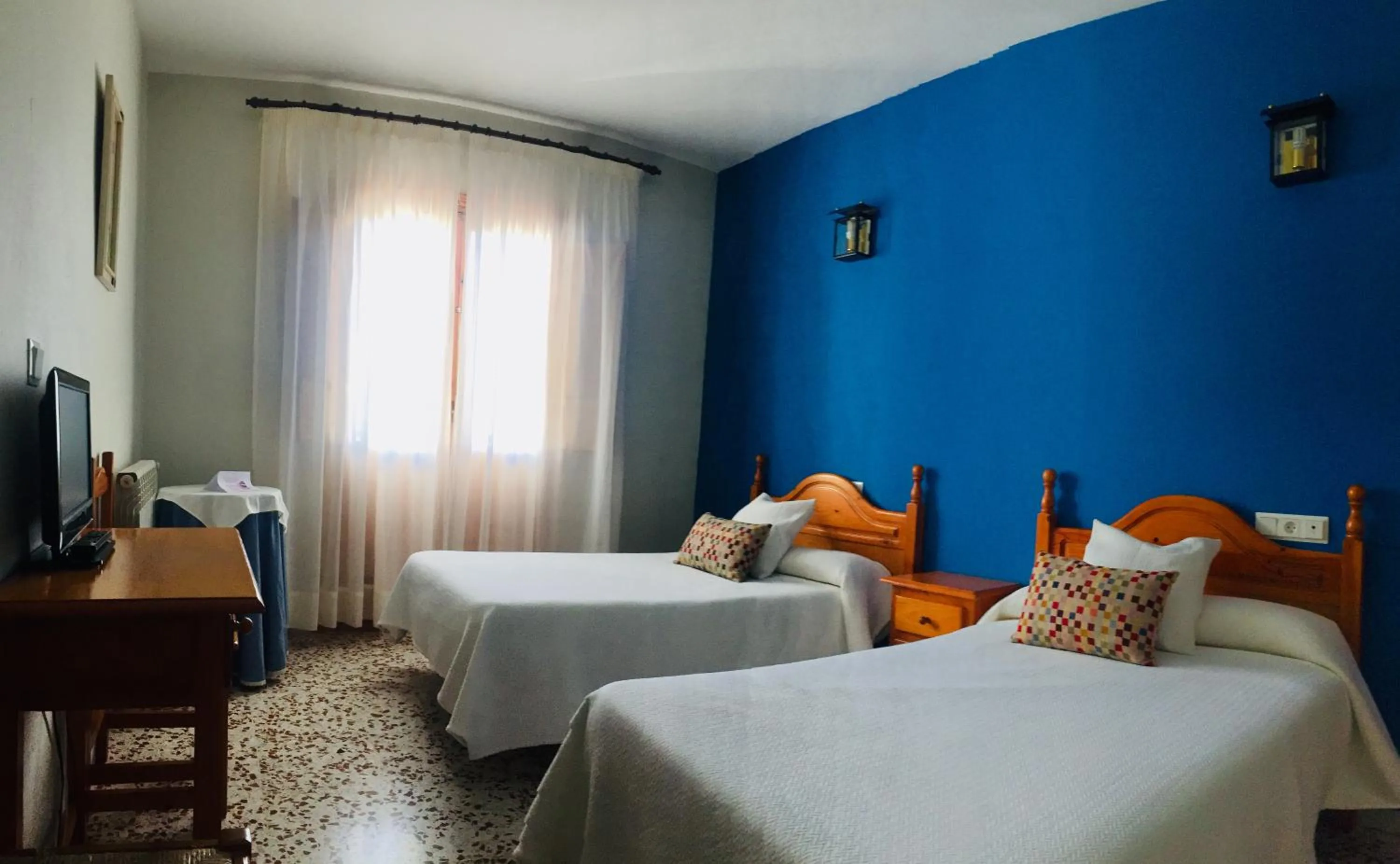 Bed in Hotel Rural Familiar Almirez-Alpujarra