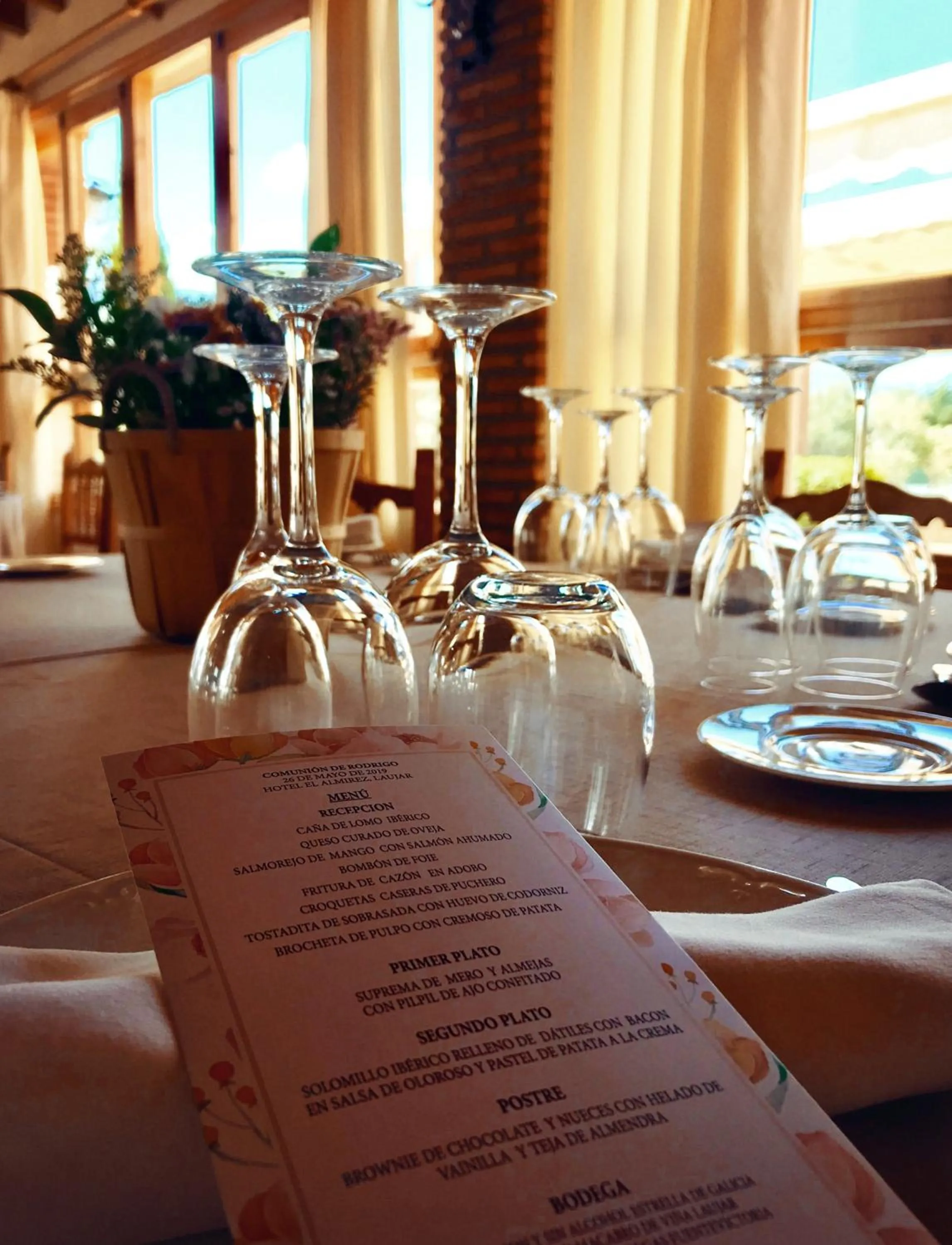 Restaurant/places to eat in Hotel Rural Familiar Almirez-Alpujarra