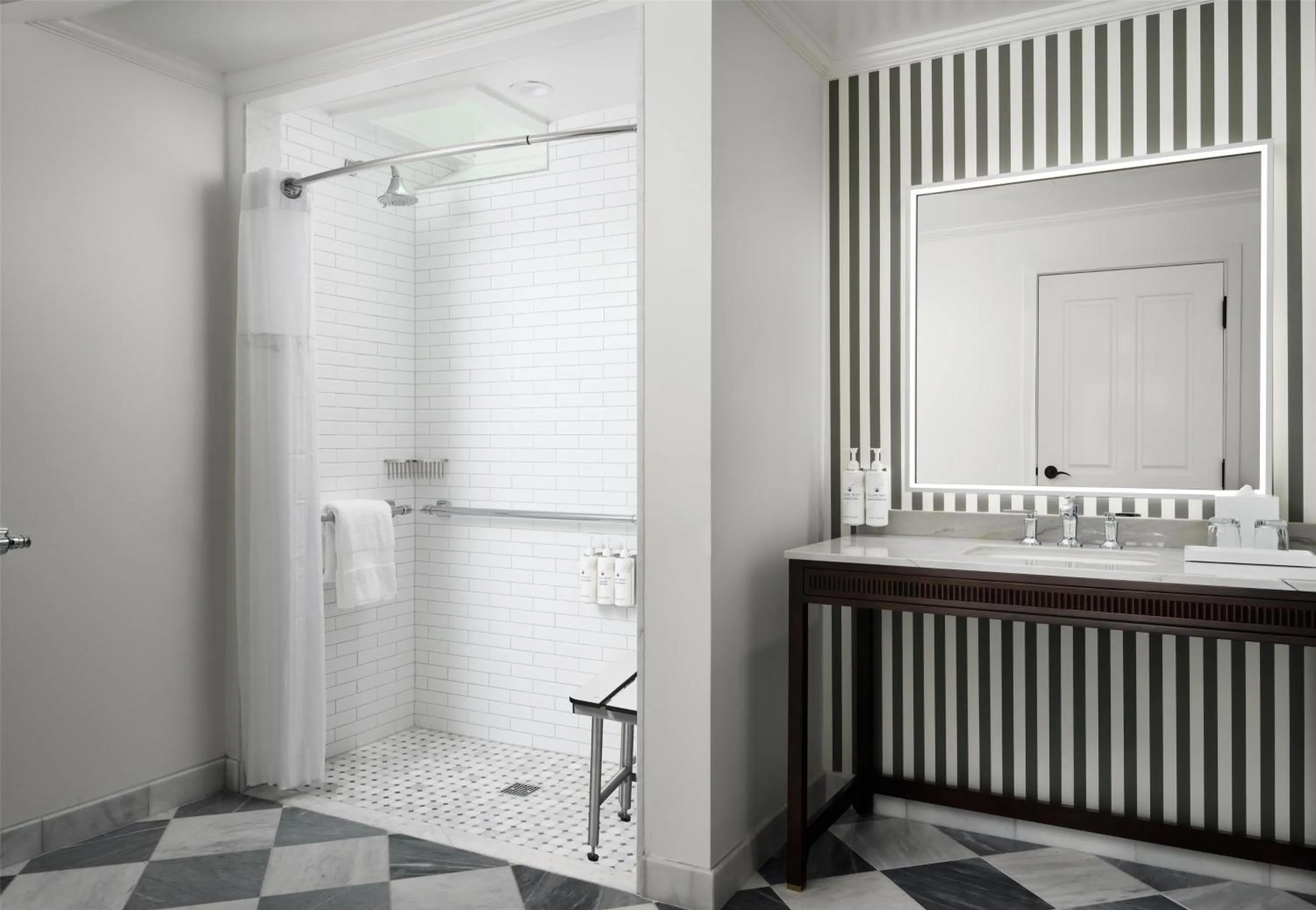 Bathroom in Hotel del Coronado, Curio Collection by Hilton