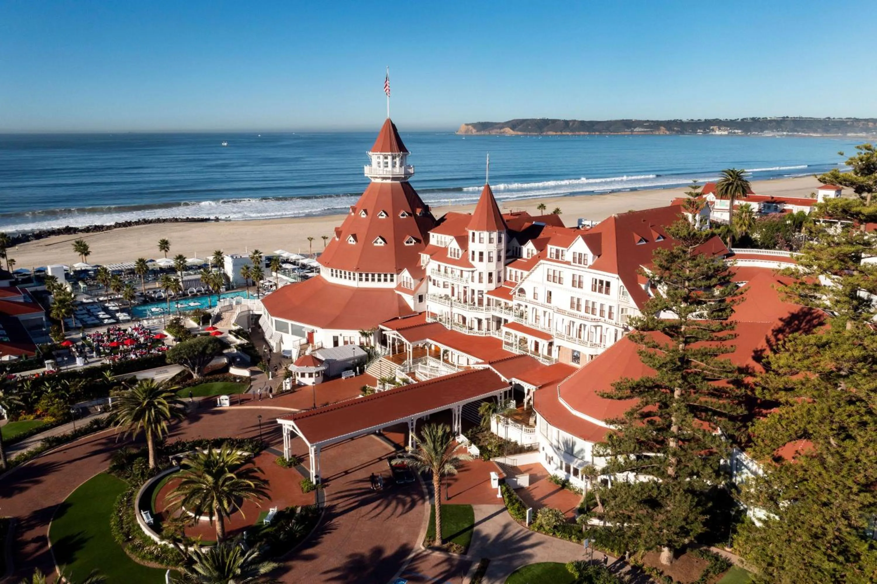 Property building in Hotel del Coronado, Curio Collection by Hilton