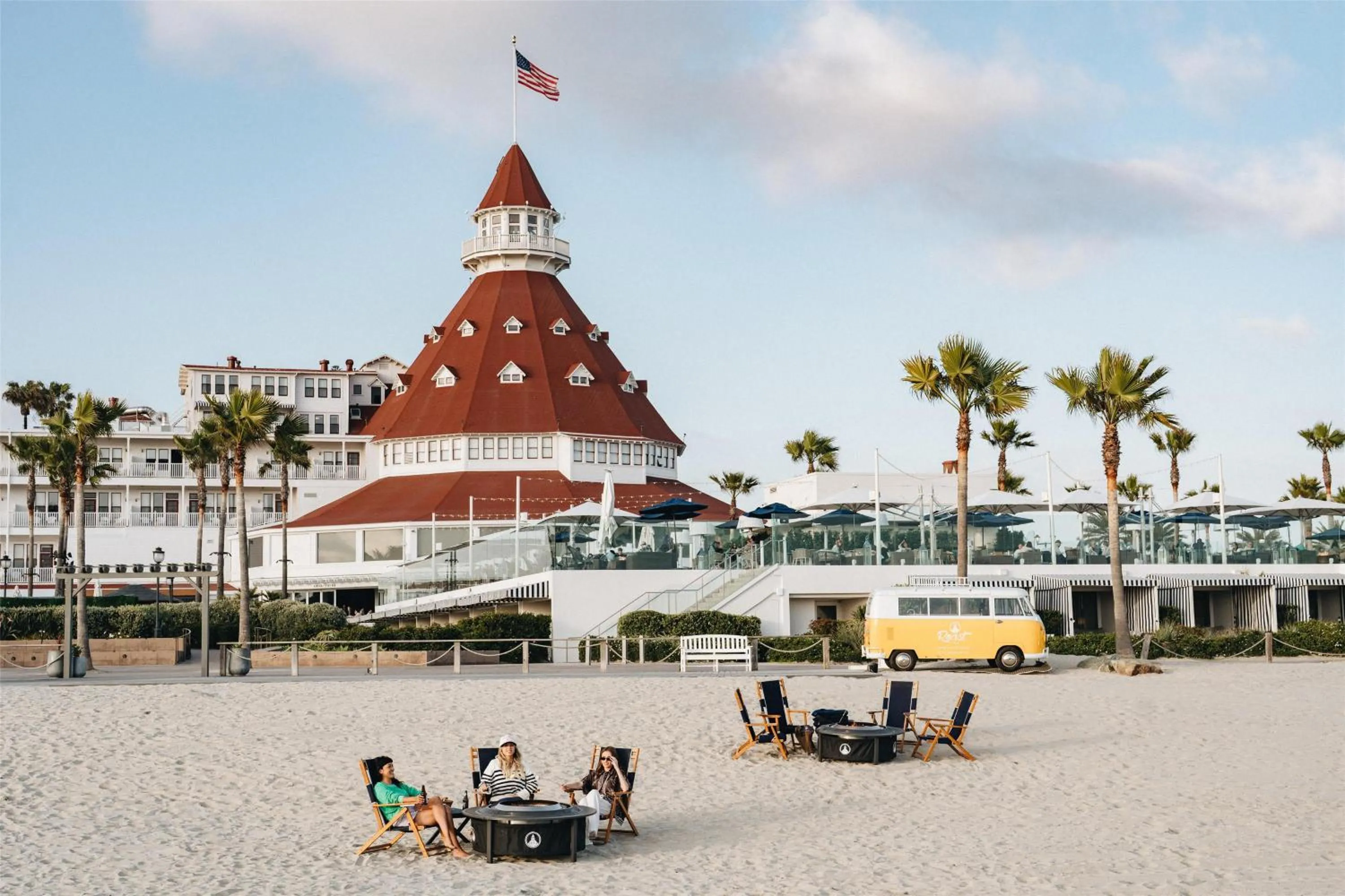 Beach in Hotel del Coronado, Curio Collection by Hilton