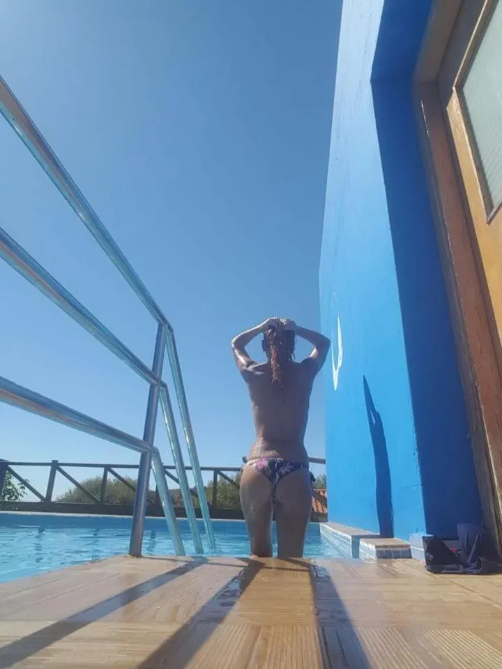 Swimming pool in Hotel Balneario Fuentes del Trampal