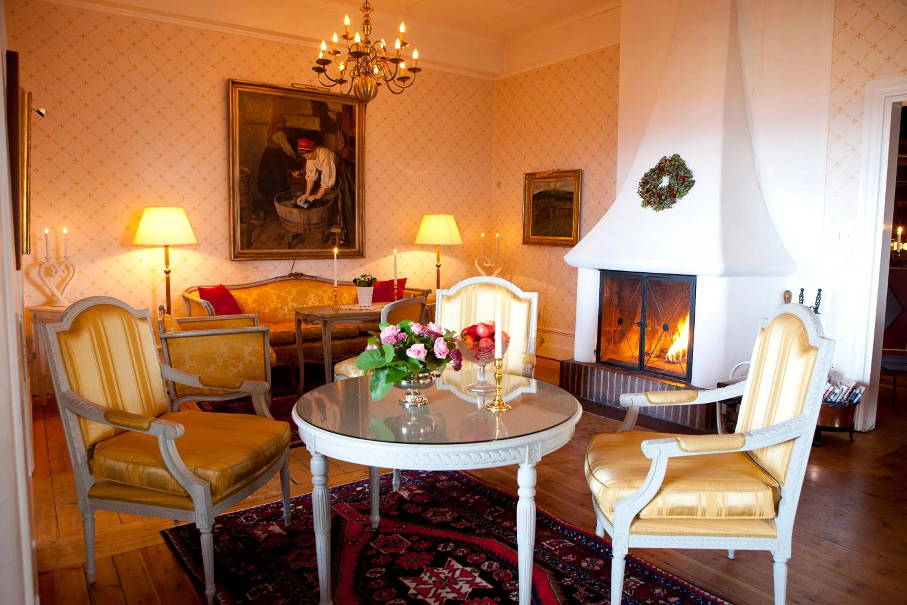 Dining area in Tällbergsgårdens Hotell