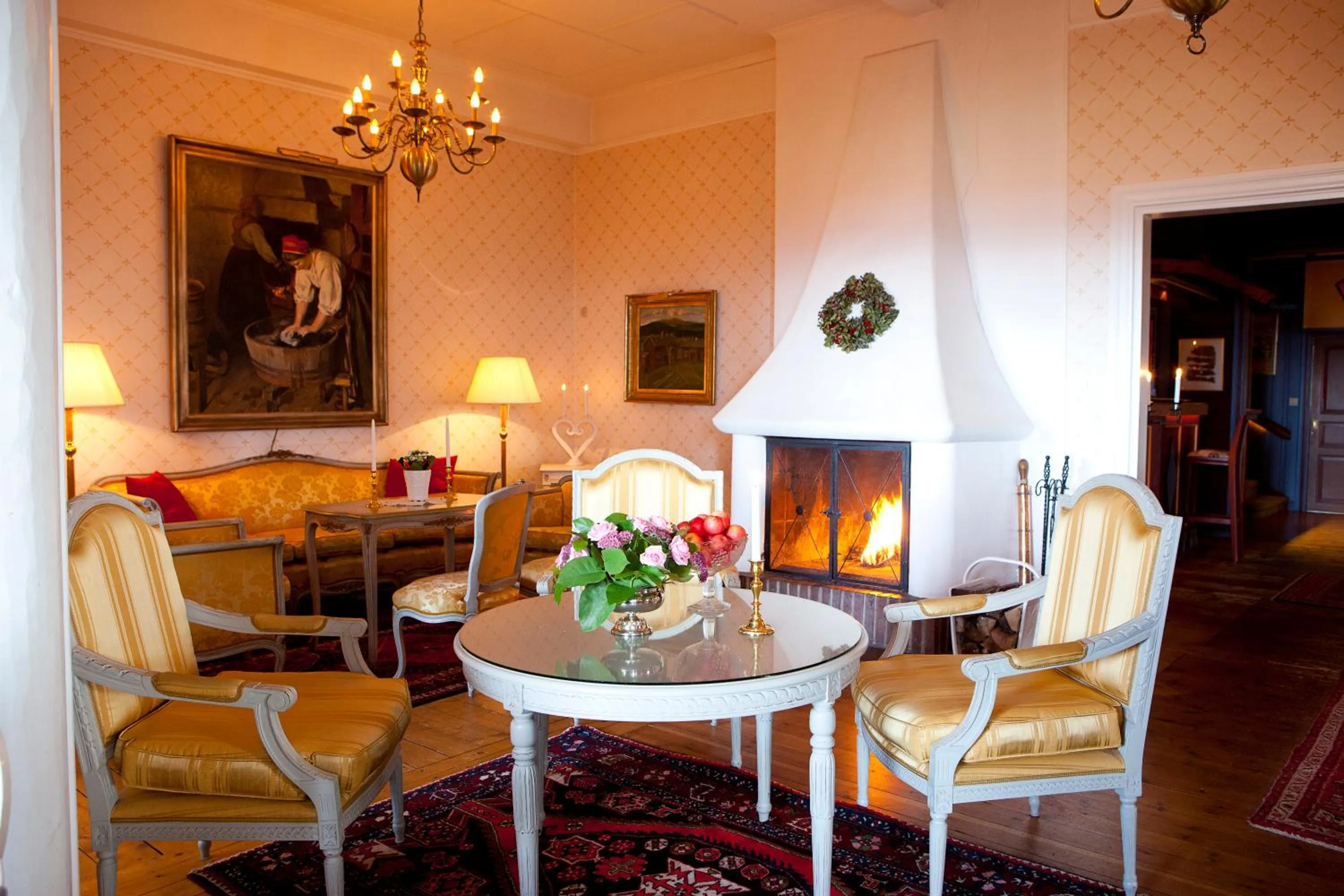 Dining area in Tällbergsgårdens Hotell