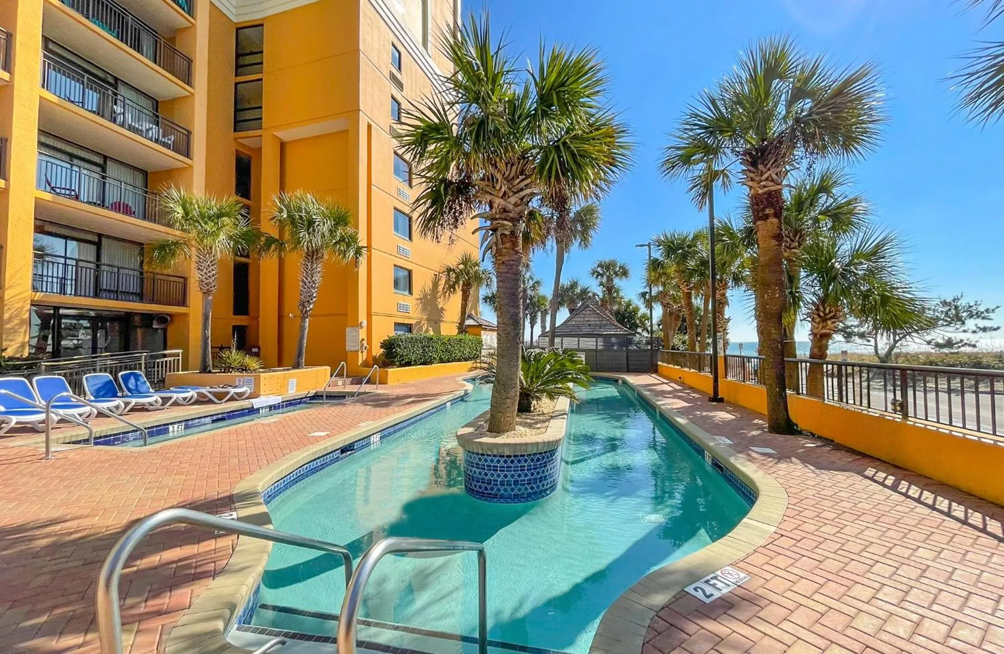 Swimming pool in Caravelle Resort