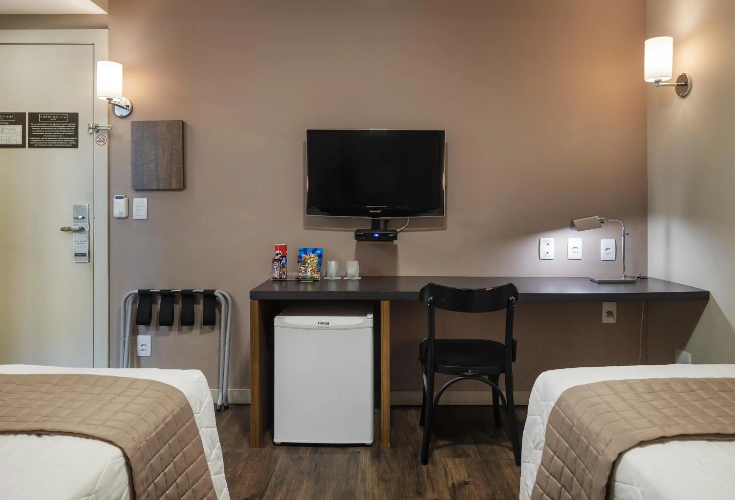 Bed in Porto da Ilha Hotel