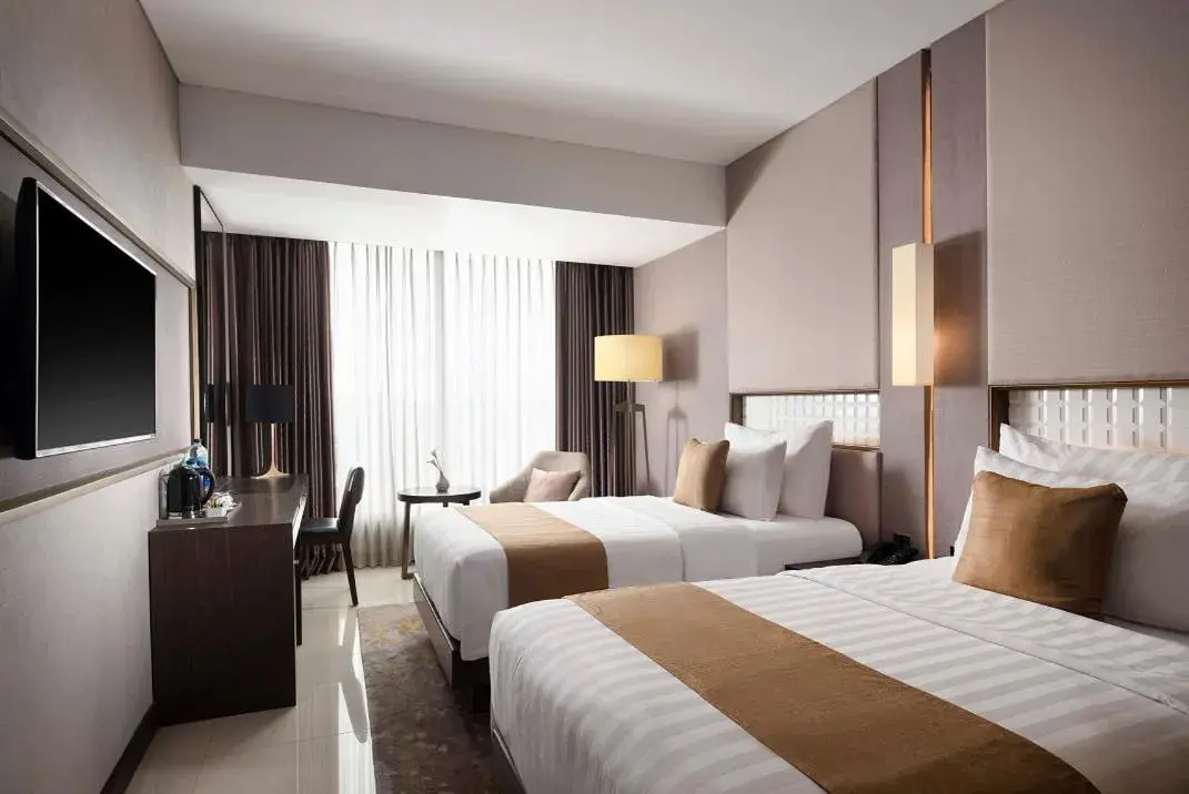 Grand Deluxe Twin Room in GRAMM HOTEL by Ambarrukmo Yogyakarta Grand Deluxe Twin Room in GRAMM HOTEL by Ambarrukmo Yogyakarta