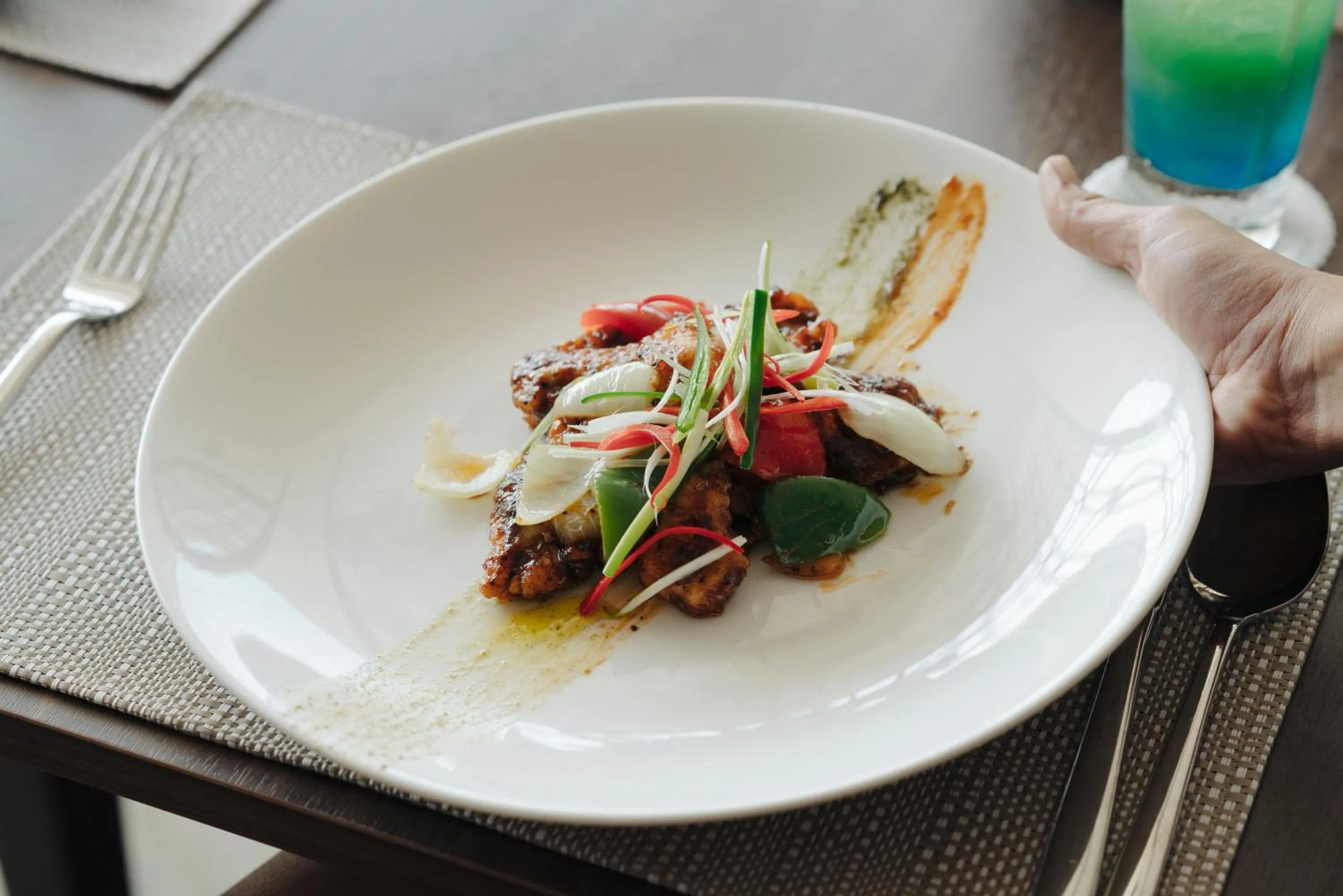 Food close-up in GRAMM HOTEL by Ambarrukmo Yogyakarta