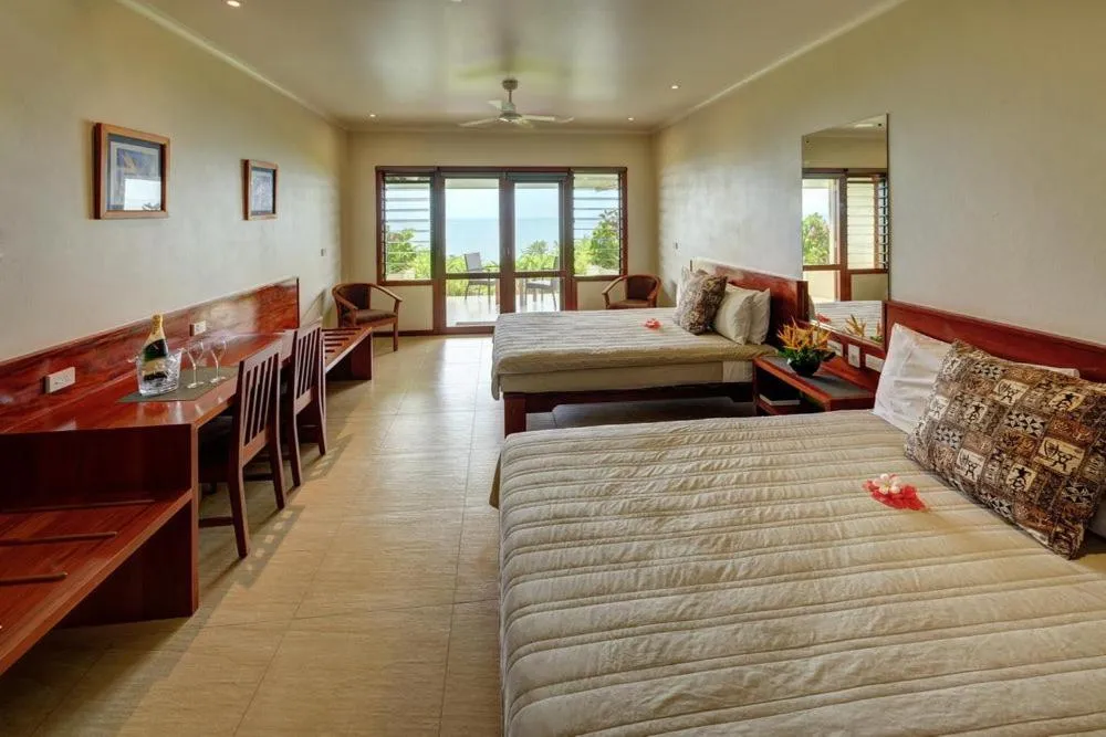 Bed in Volivoli Beach Resort