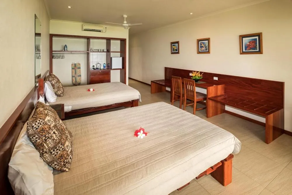 Bed in Volivoli Beach Resort