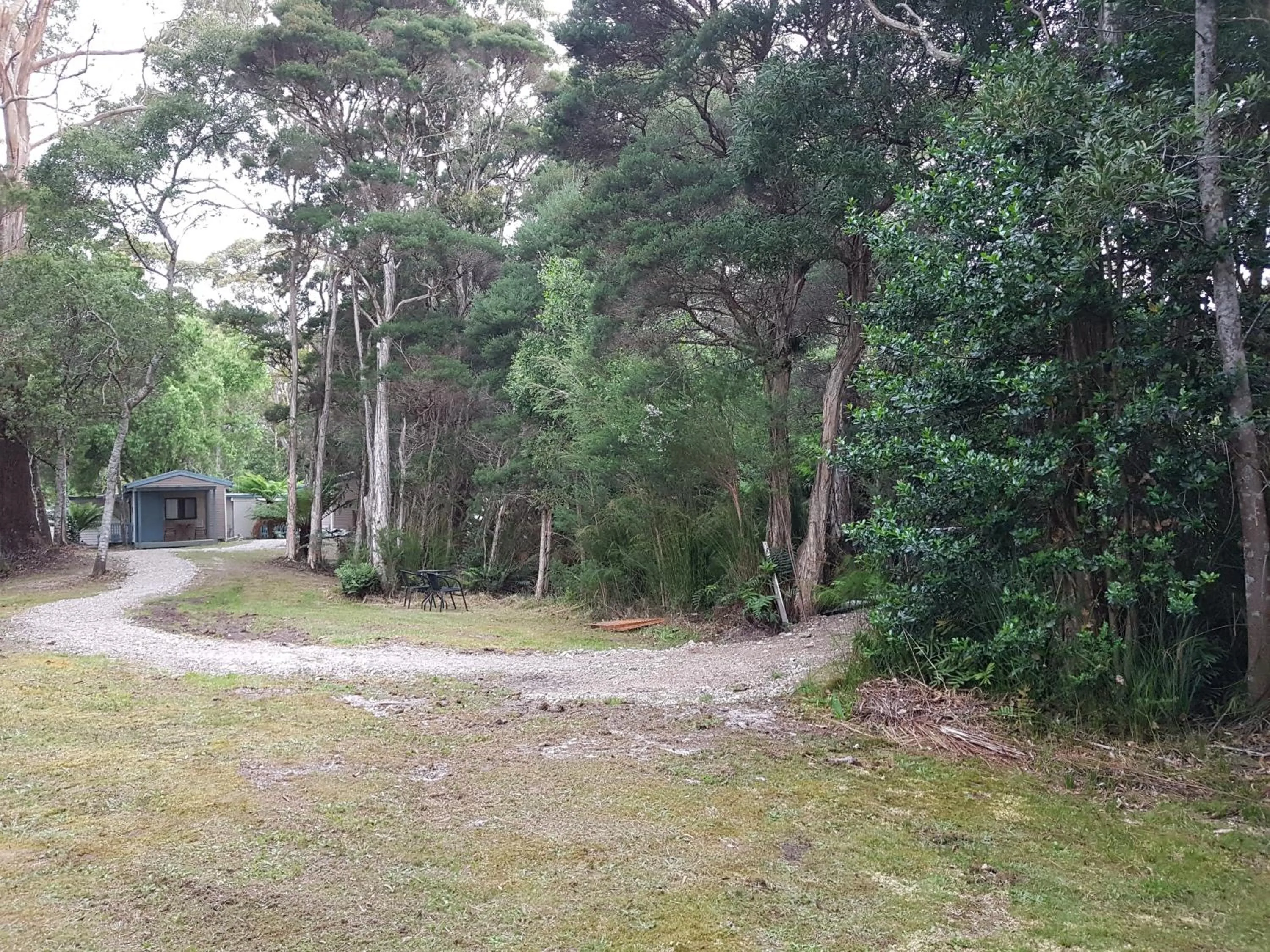 Garden in Strahan Retreat Holiday Park