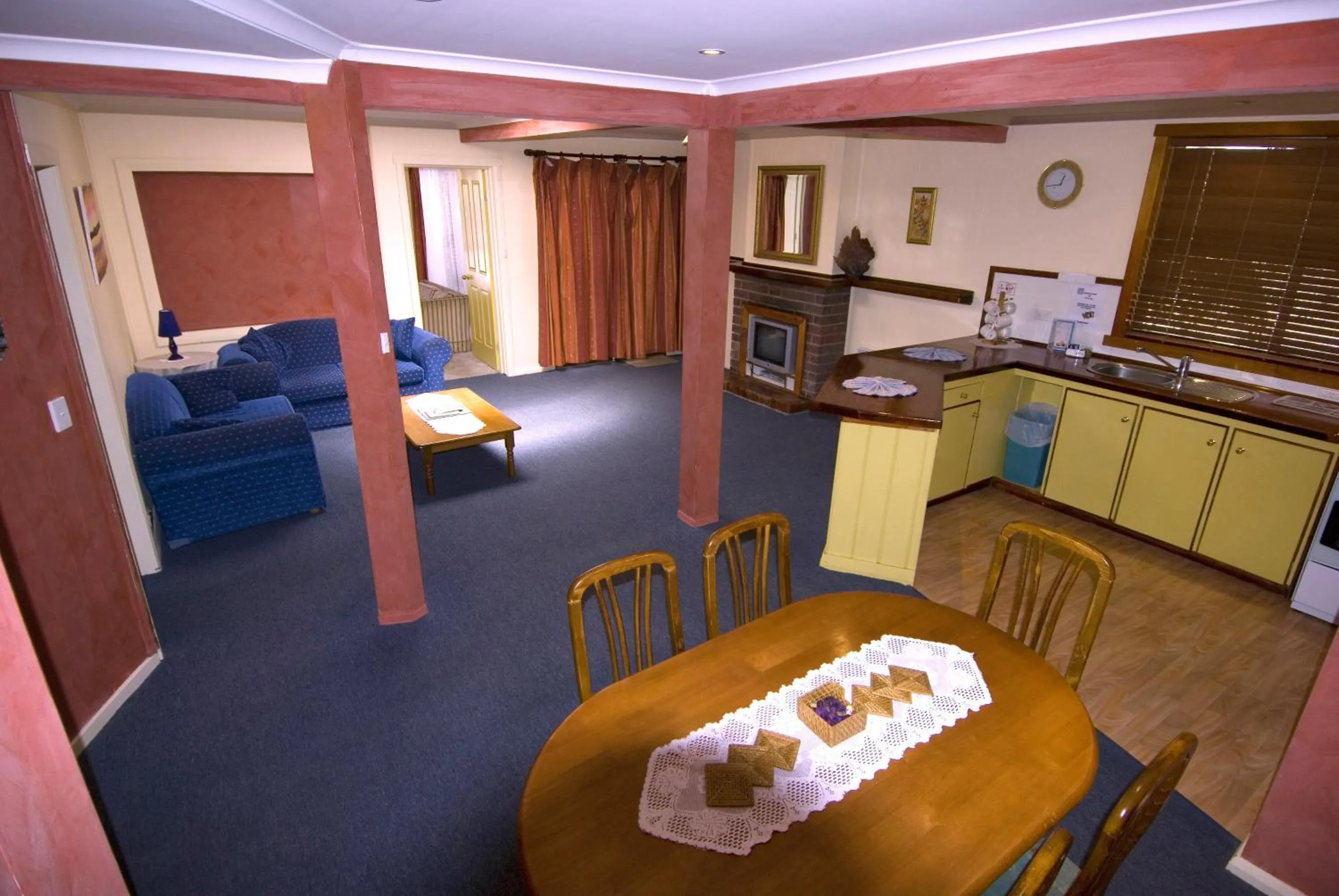 Property building in Strahan Retreat Holiday Park