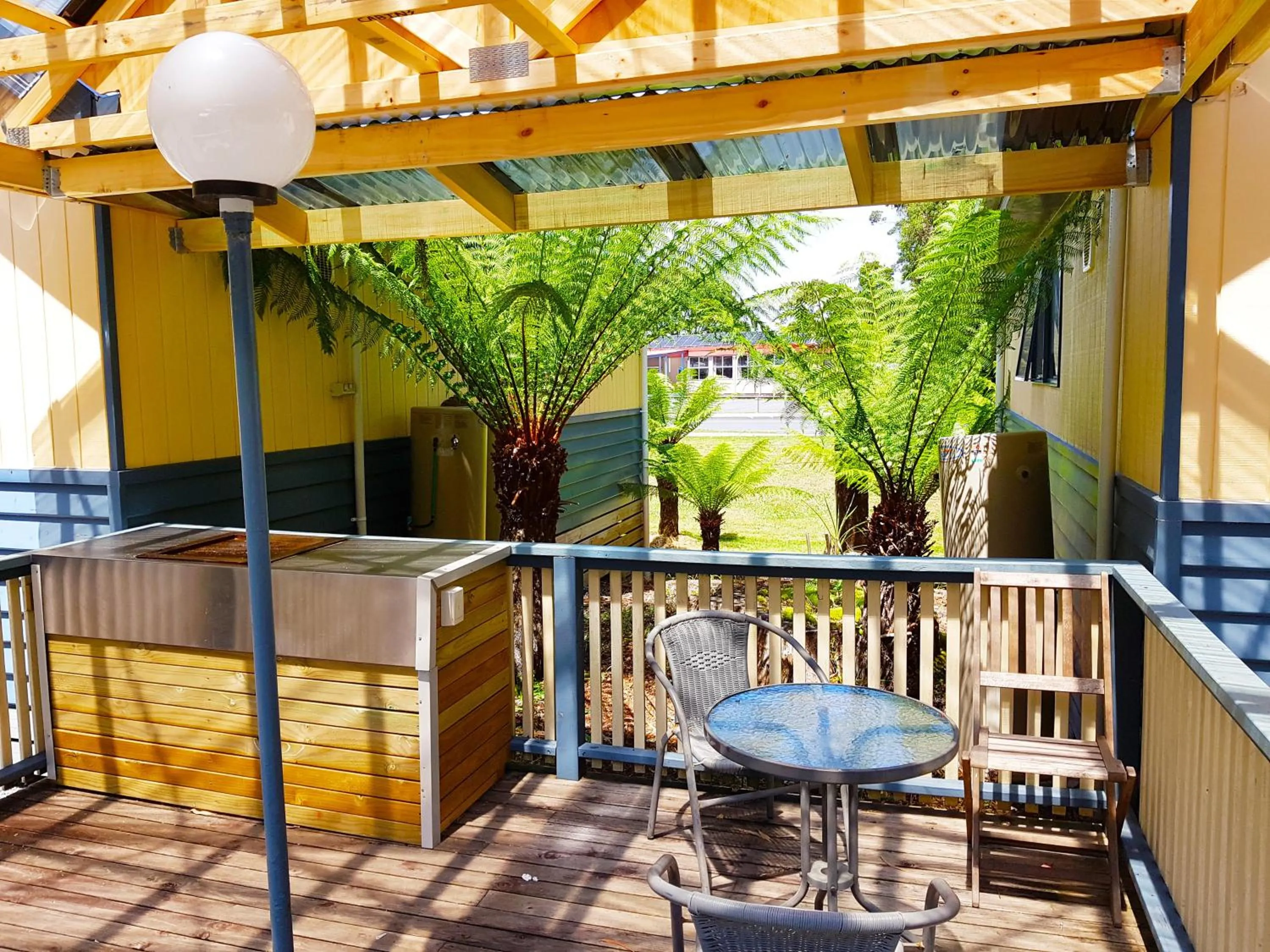 BBQ facilities in Strahan Retreat Holiday Park