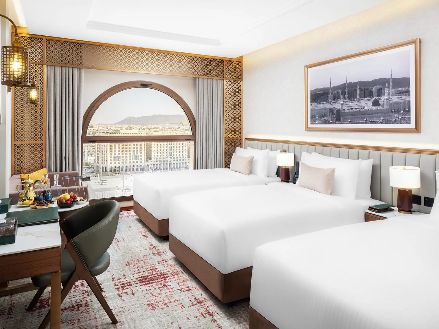 Bed in Elaf Taiba Hotel