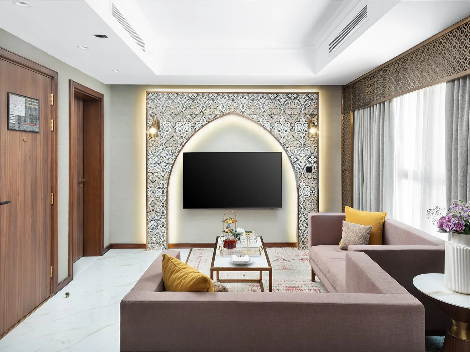 Living room in Elaf Taiba Hotel