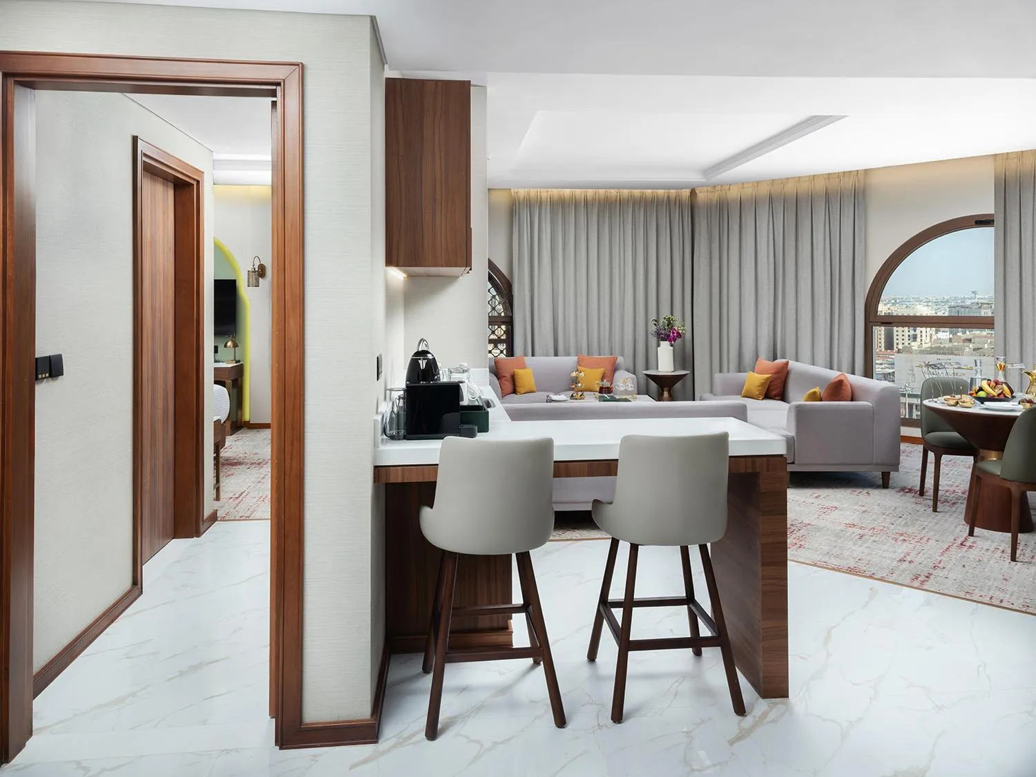 Living room in Elaf Taiba Hotel