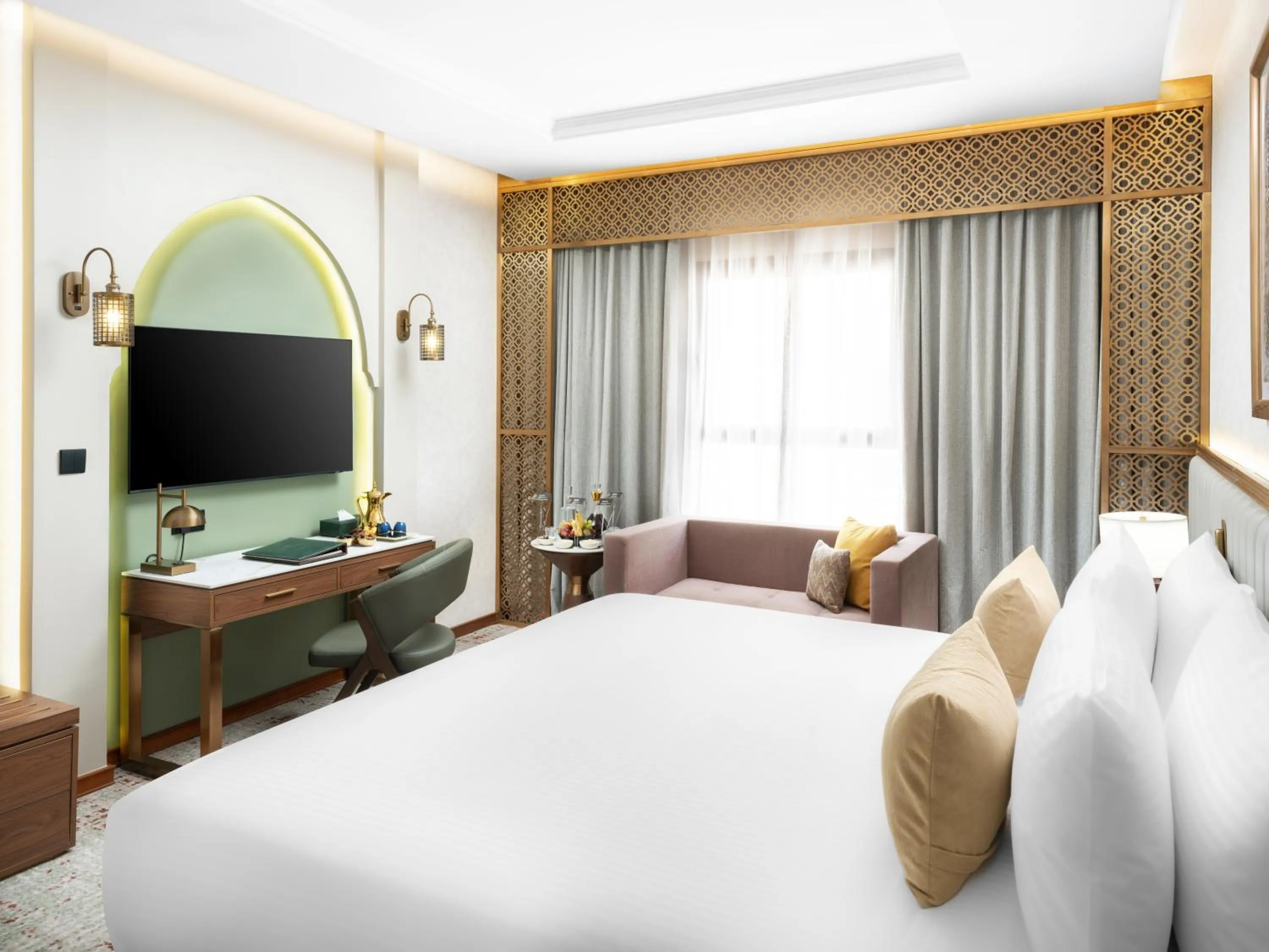 Bedroom, Bed in Elaf Taiba Hotel