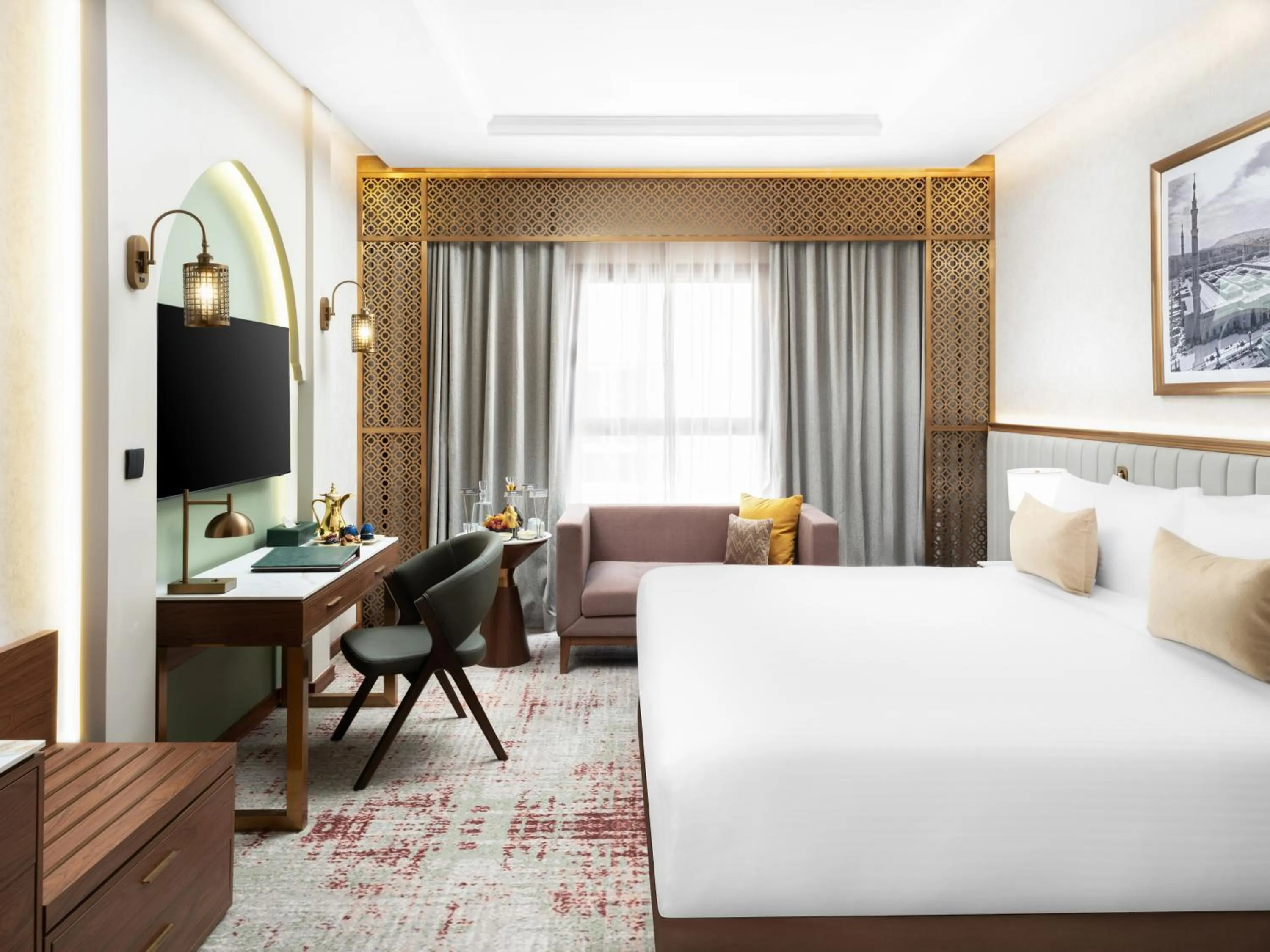 Bedroom, Bed in Elaf Taiba Hotel