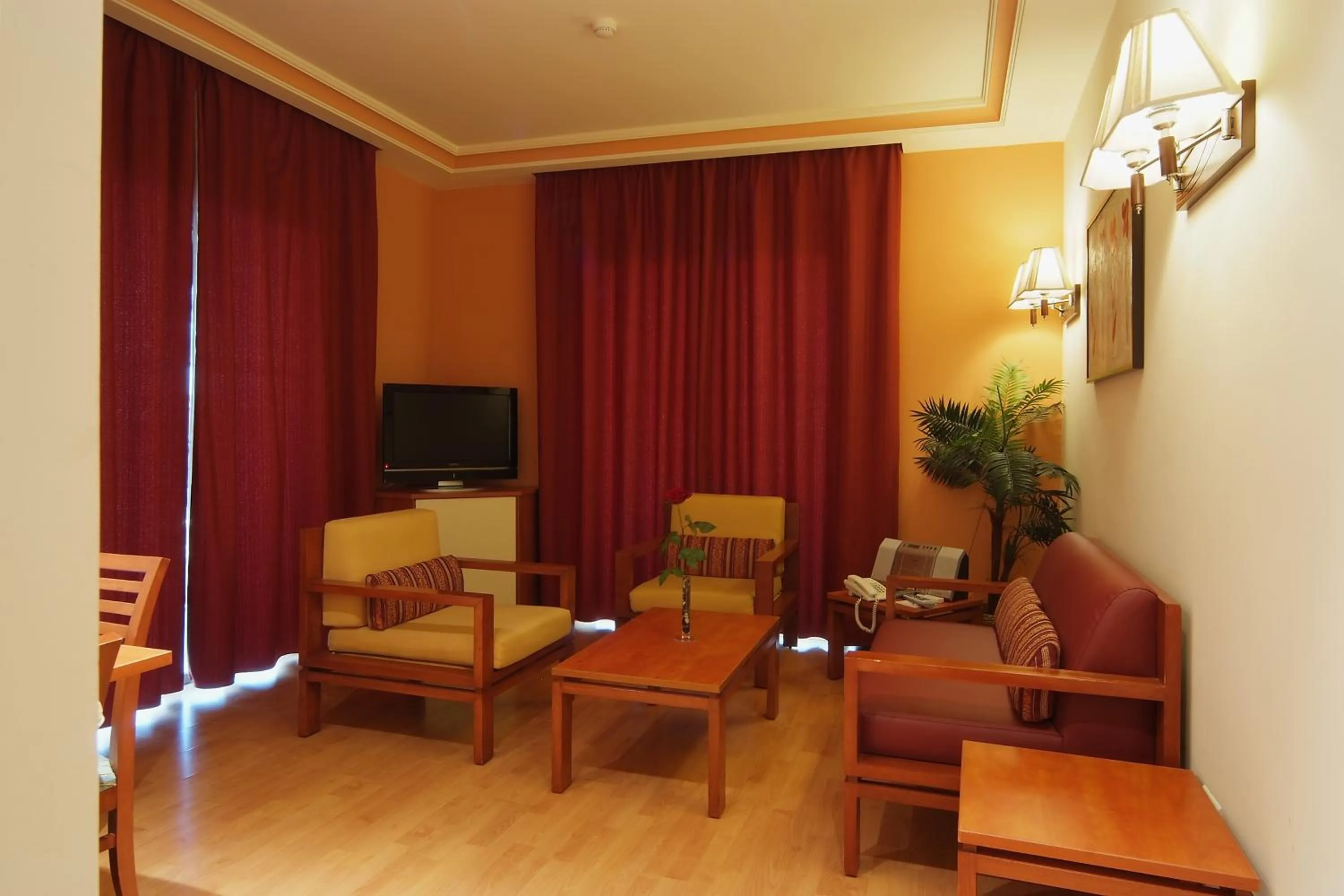 Seating area in Princessa Hotel