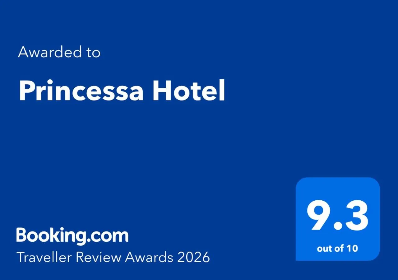 Certificate/Award in Princessa Hotel