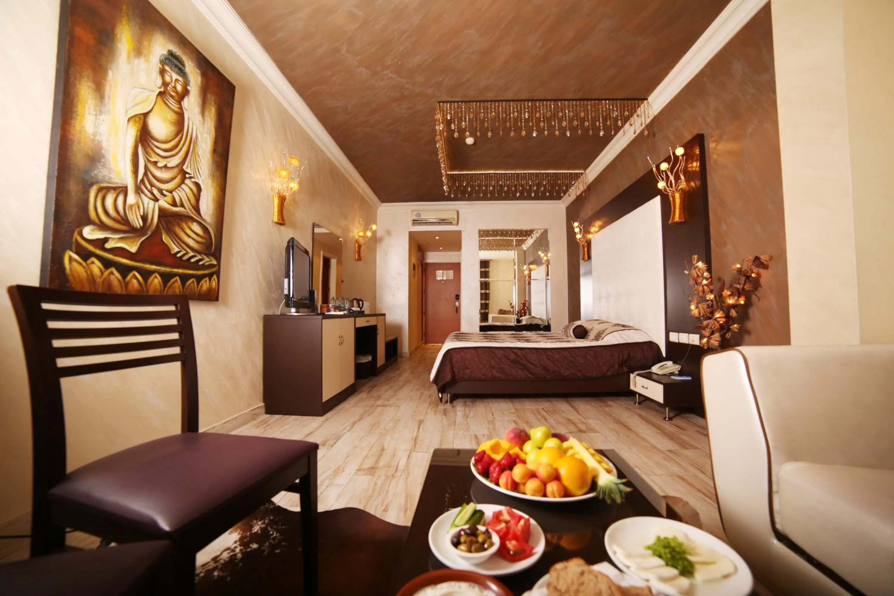 TV and multimedia, Bed in Princessa Hotel