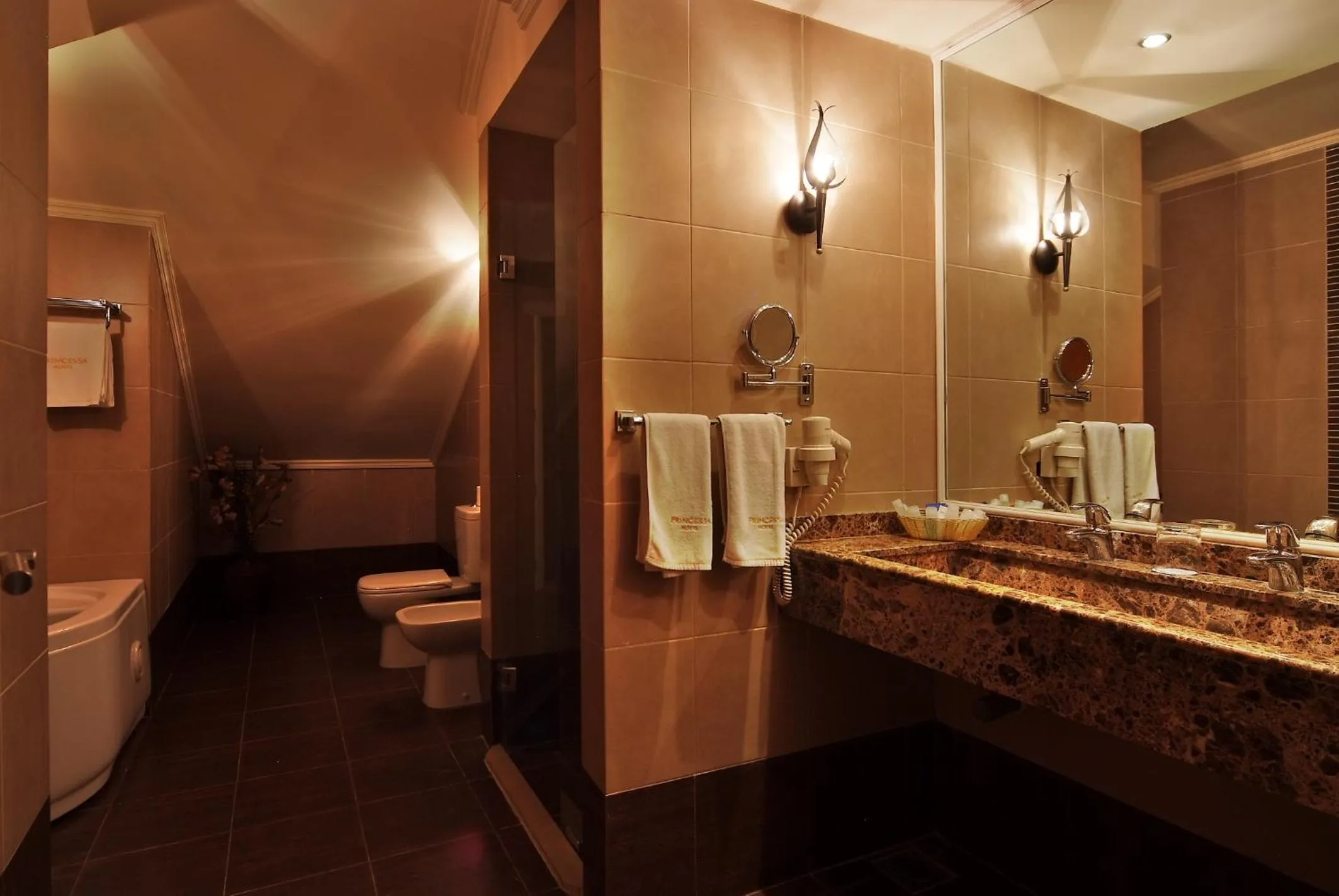 Shower in Princessa Hotel