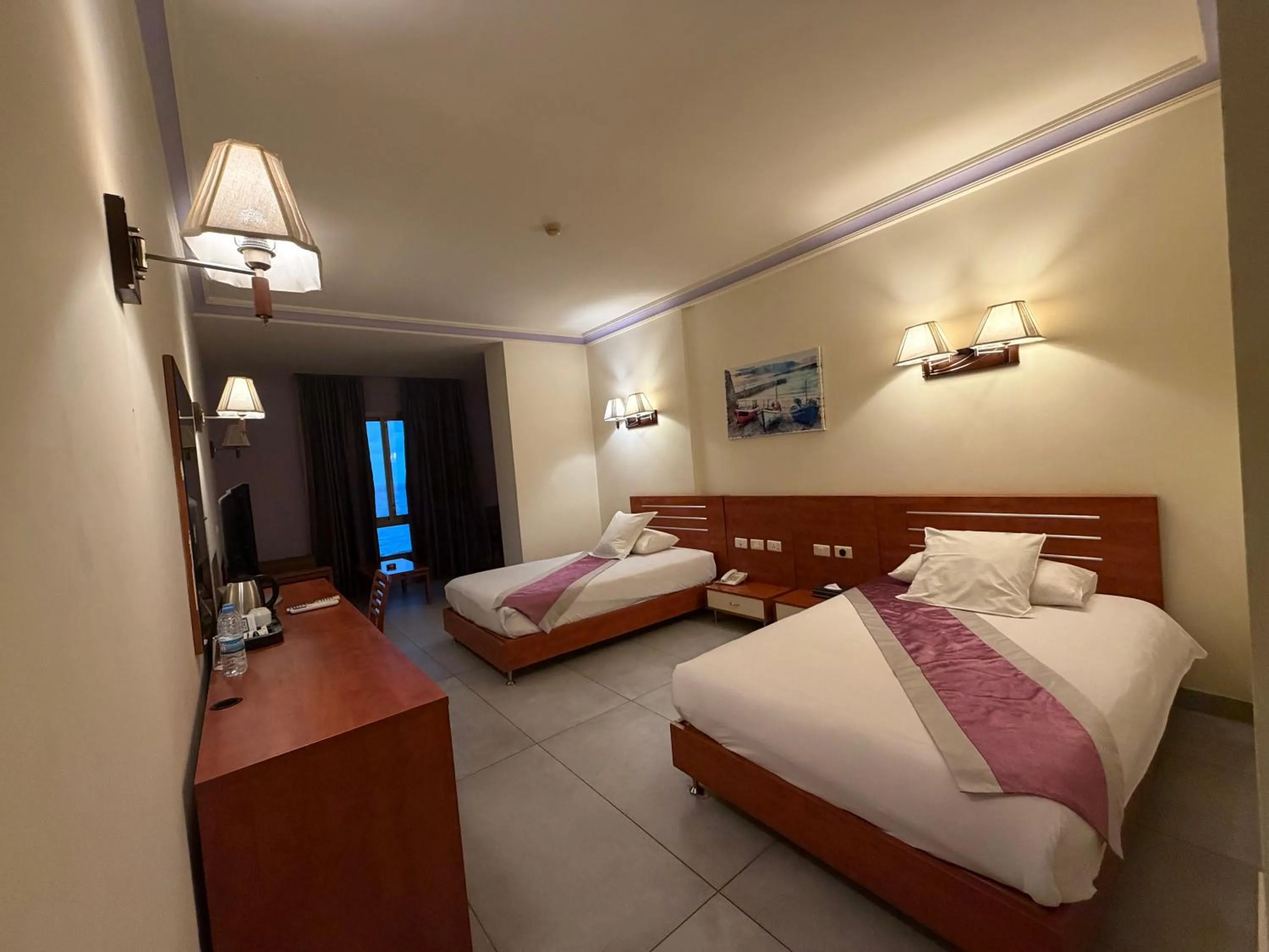 Bed in Princessa Hotel