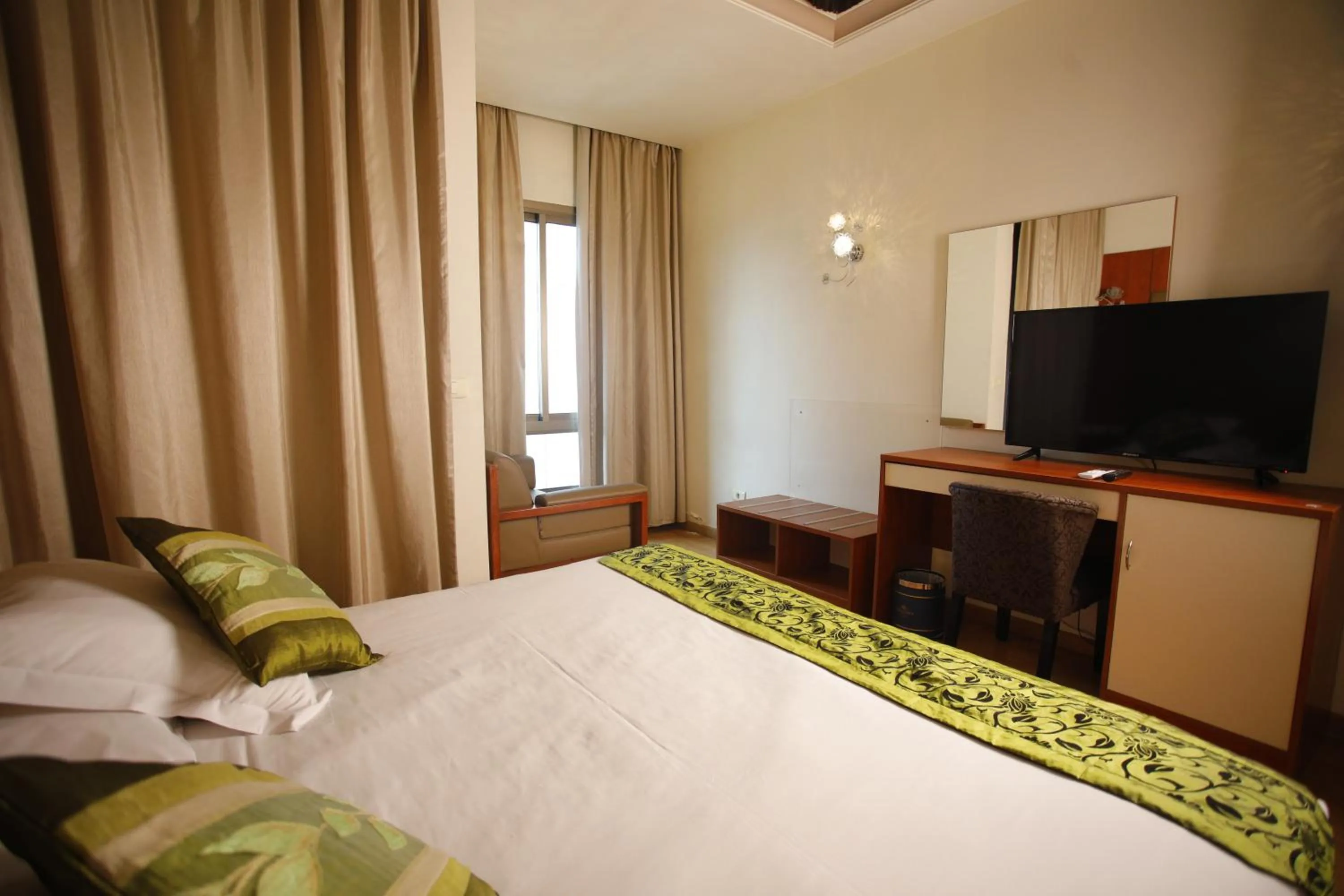 Seating area, Bed in Princessa Hotel