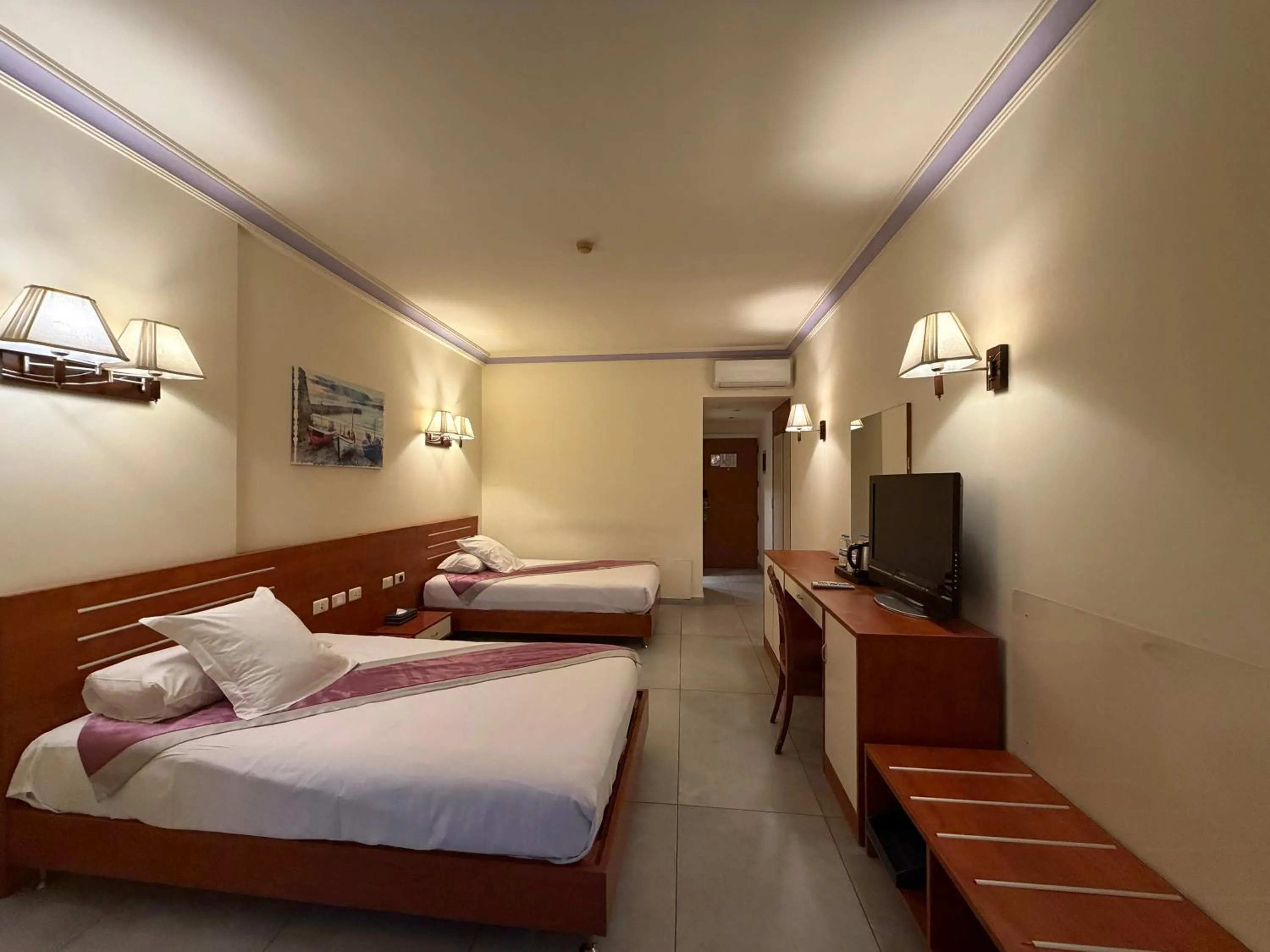 Bed in Princessa Hotel